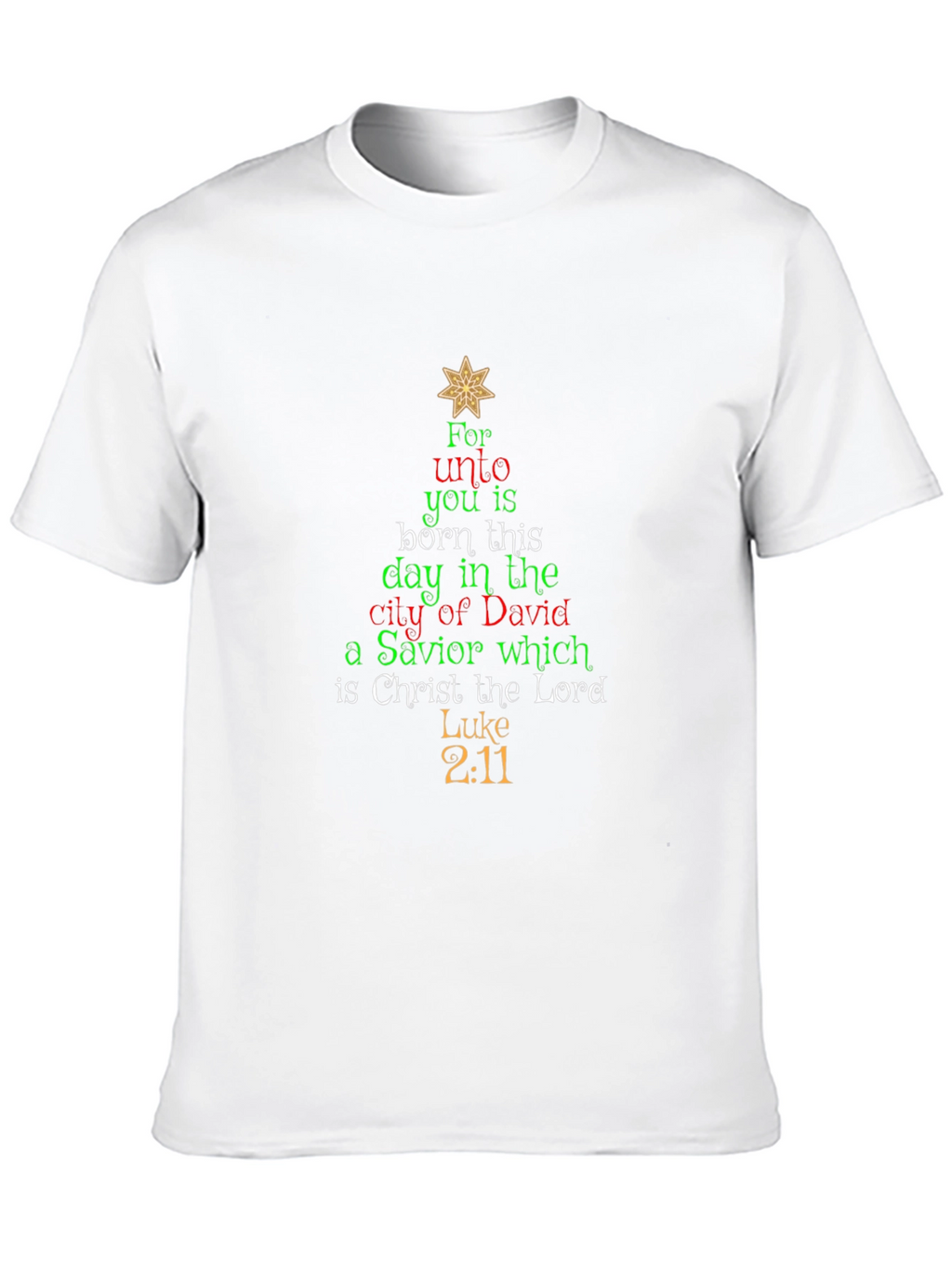 Christmas Scripture T-Shirt - Luke 2:11 - Holiday Tee