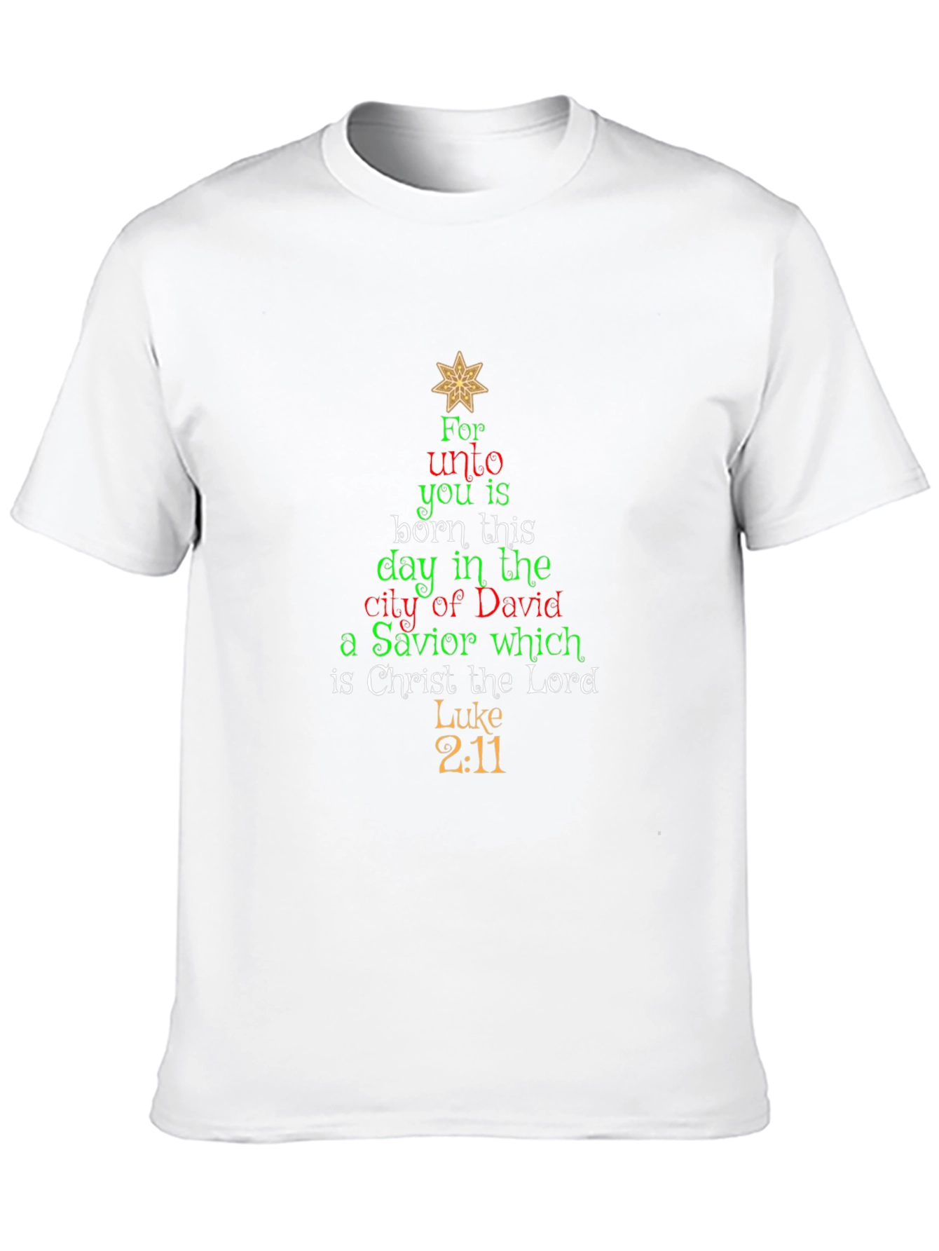 Christmas Scripture T-Shirt - Luke 2:11 - Holiday Tee