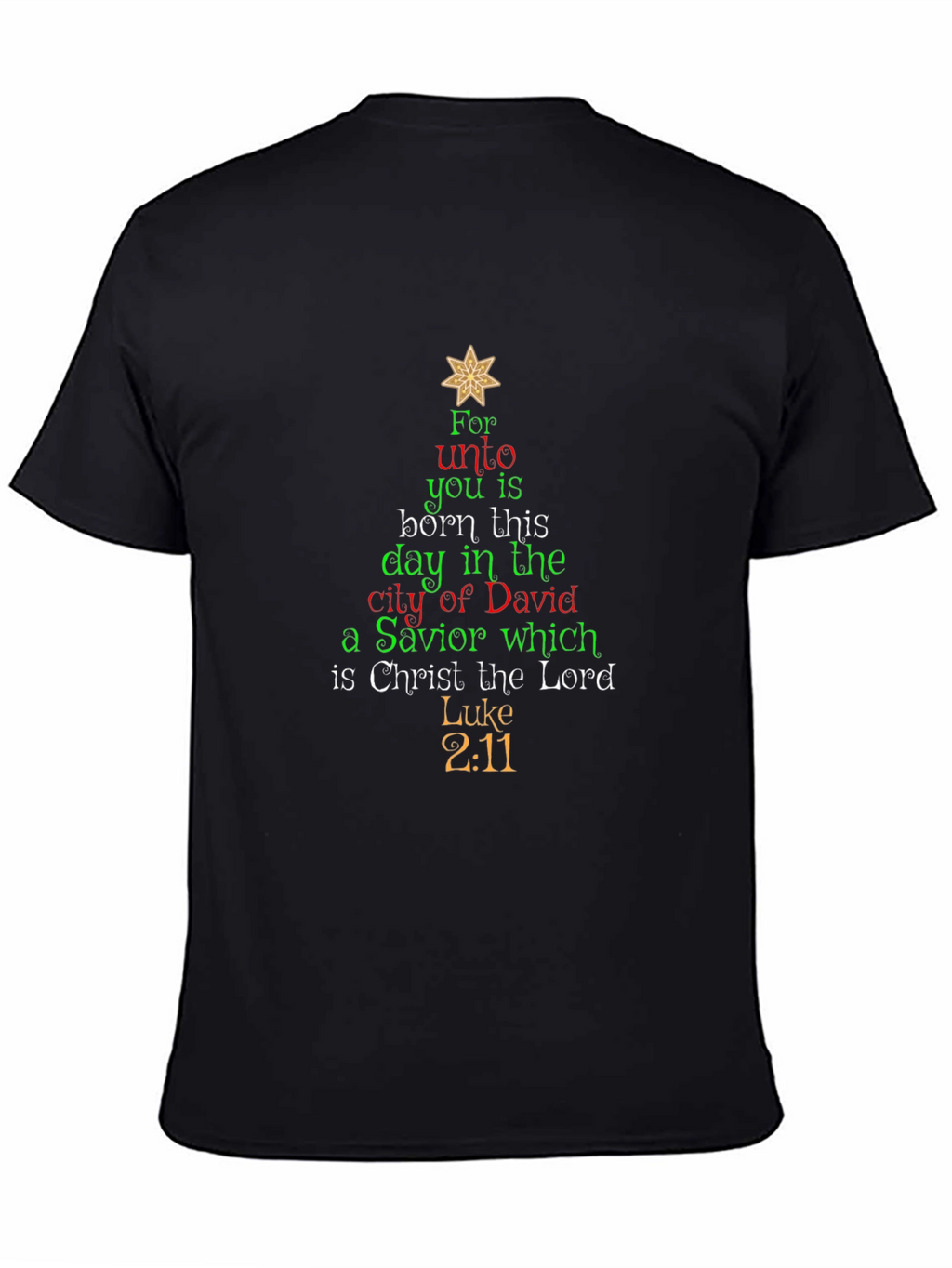Christmas Scripture T-Shirt - Luke 2:11 - Holiday Tee
