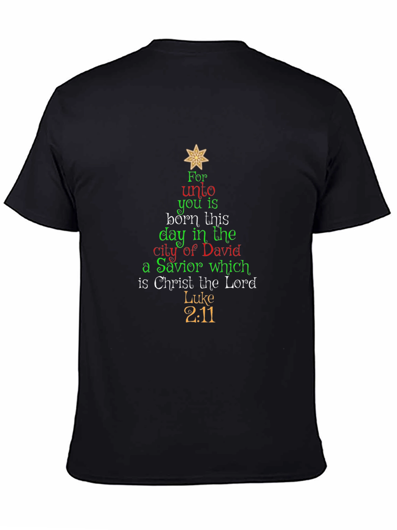 Christmas Scripture T-Shirt - Luke 2:11 - Holiday Tee