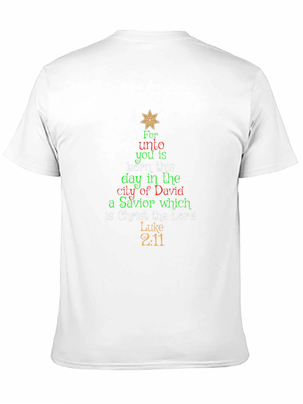 Christmas Scripture T-Shirt - Luke 2:11 - Holiday Tee