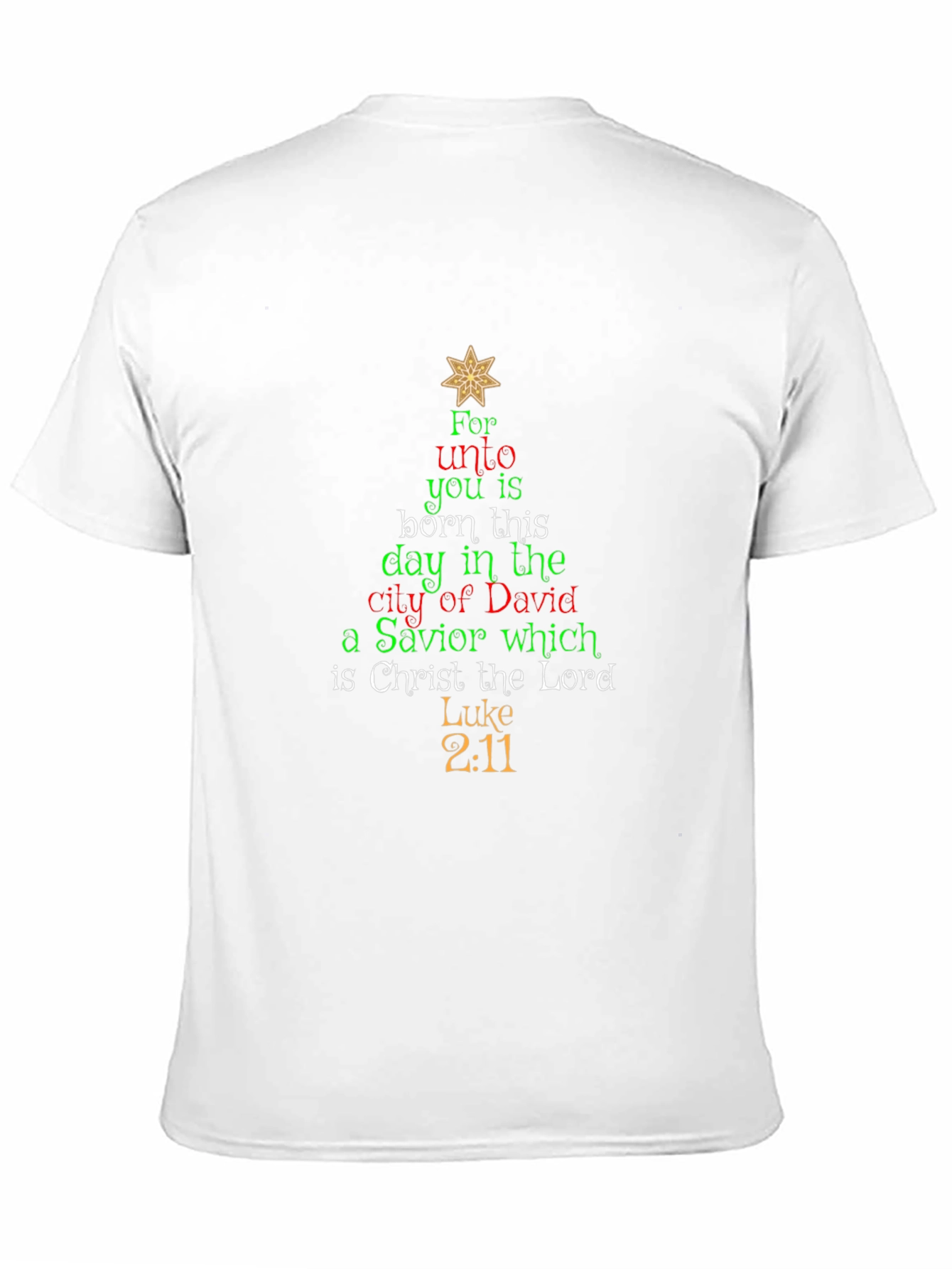 Christmas Scripture T-Shirt - Luke 2:11 - Holiday Tee