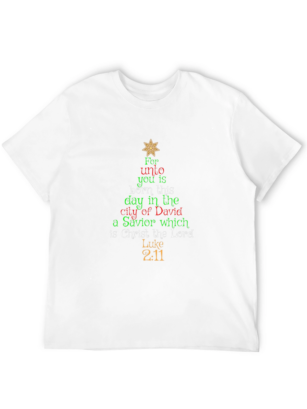 Christmas Scripture T-Shirt - Luke 2:11 - Holiday Tee
