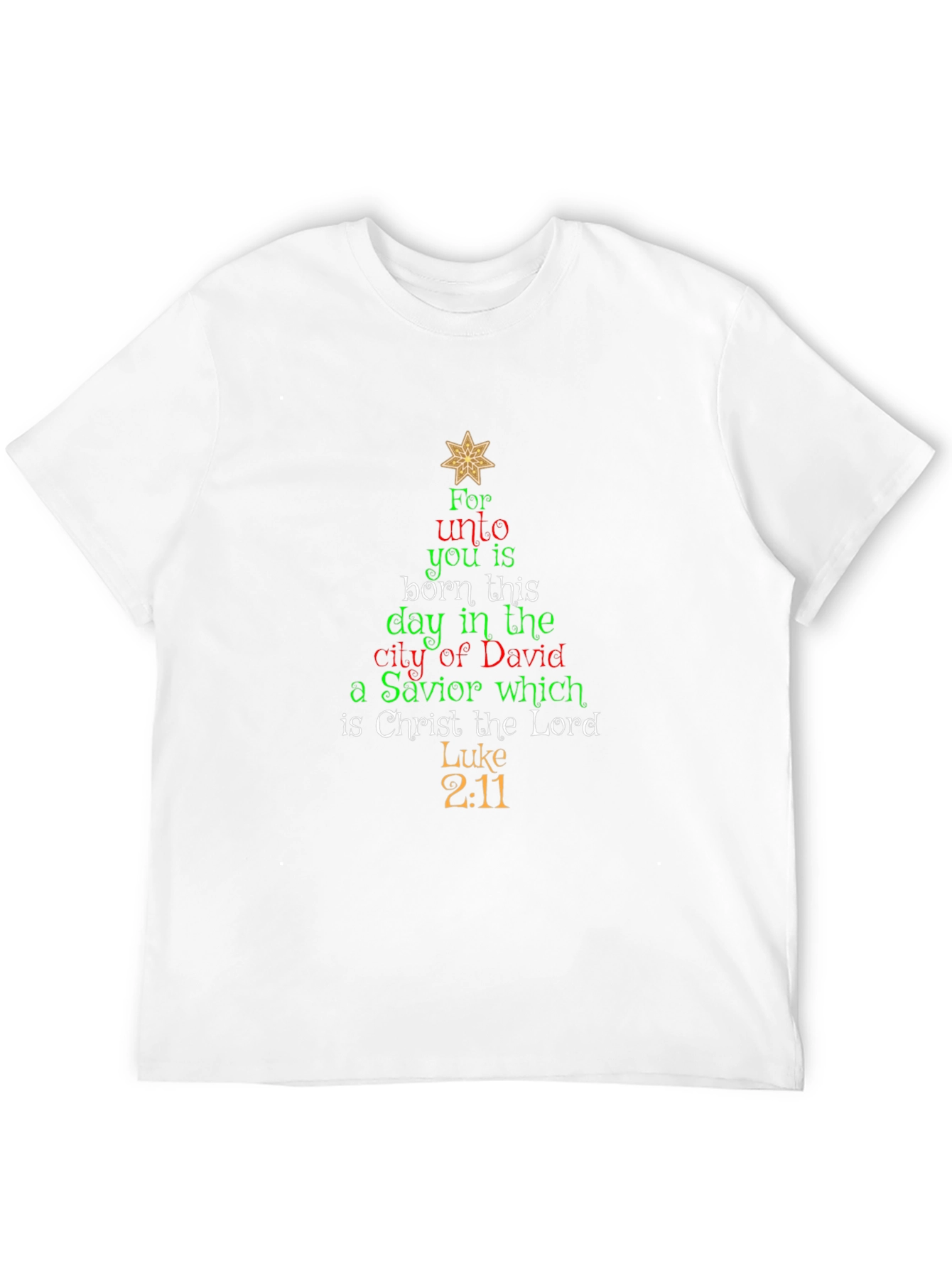 Christmas Scripture T-Shirt - Luke 2:11 - Holiday Tee