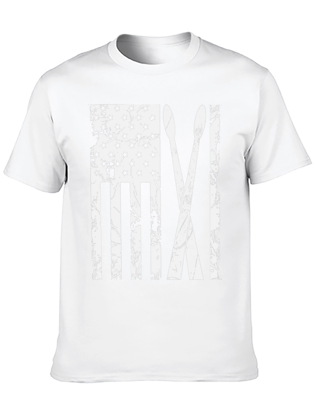 American Flag Drum Sticks Graphic Tee