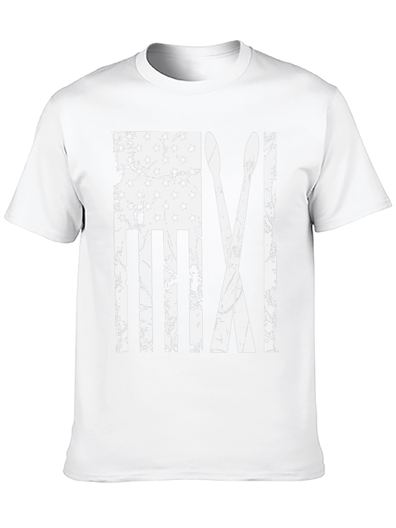 American Flag Drum Sticks Graphic Tee