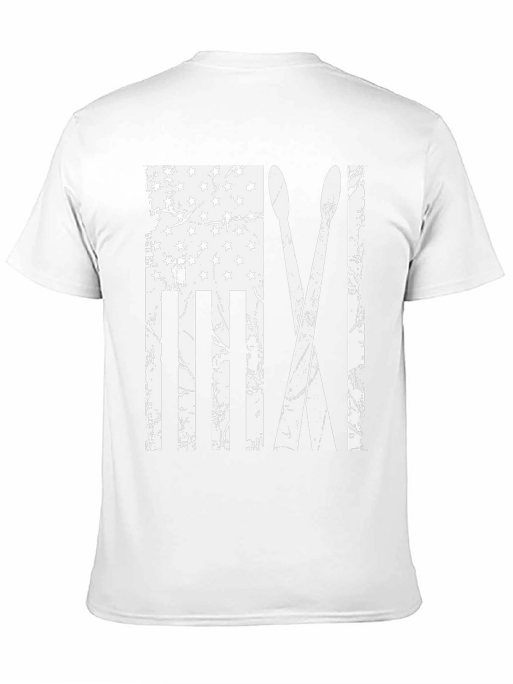 American Flag Drum Sticks Graphic Tee