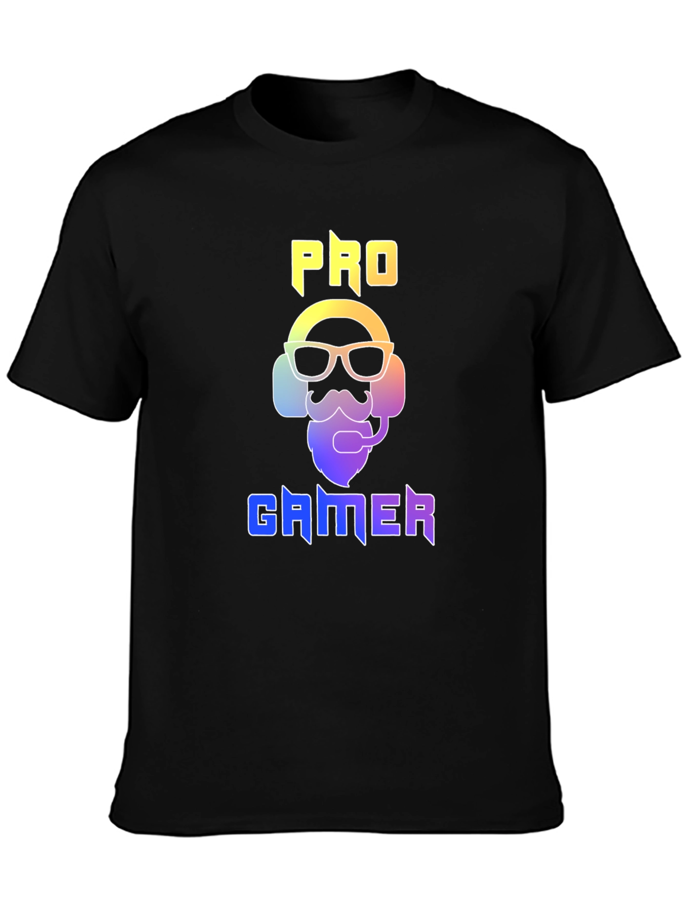 Pro Gamer Graphic Tee - Black Cotton T-Shirt