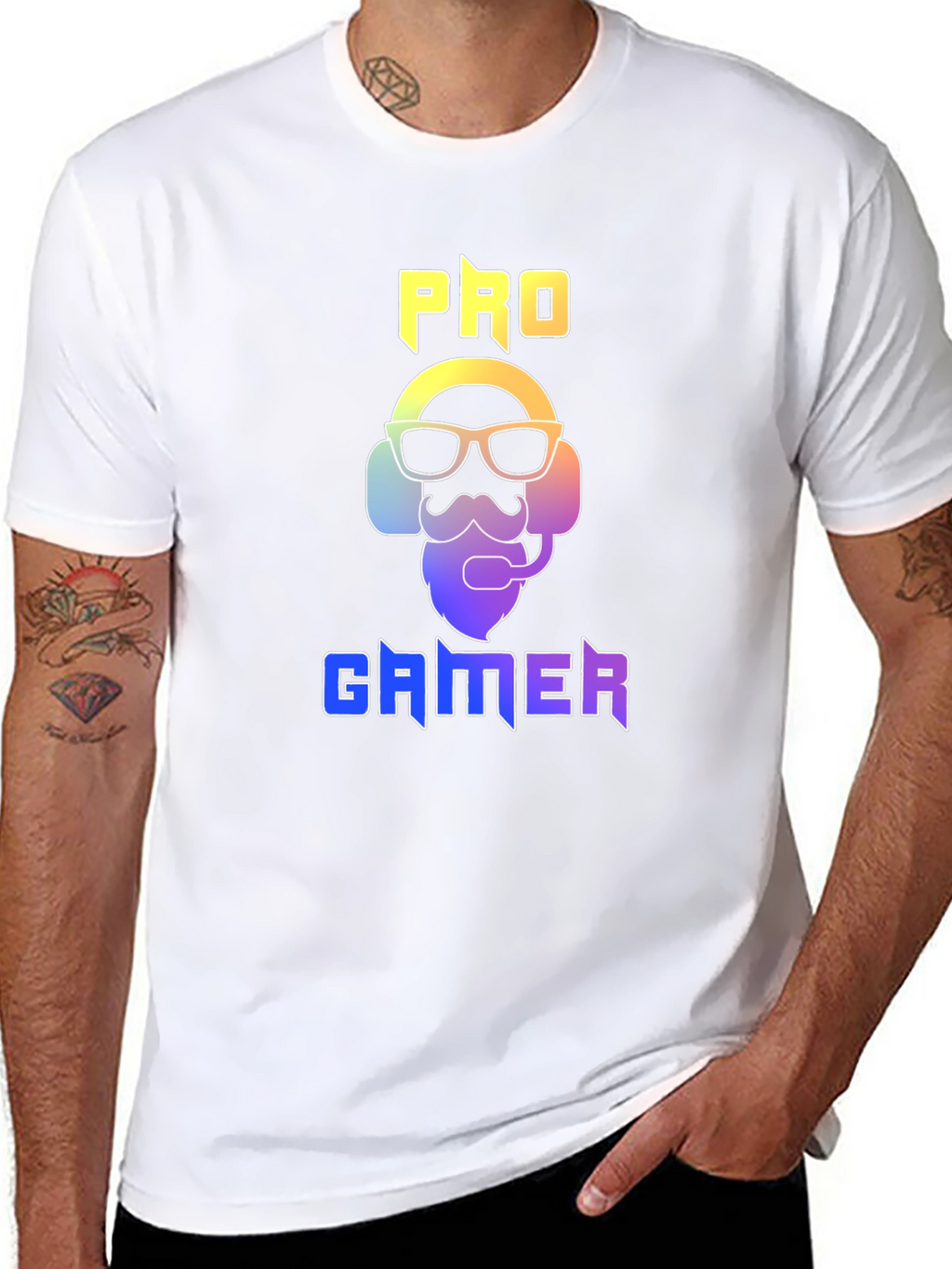 Pro Gamer Graphic Tee - Black Cotton T-Shirt