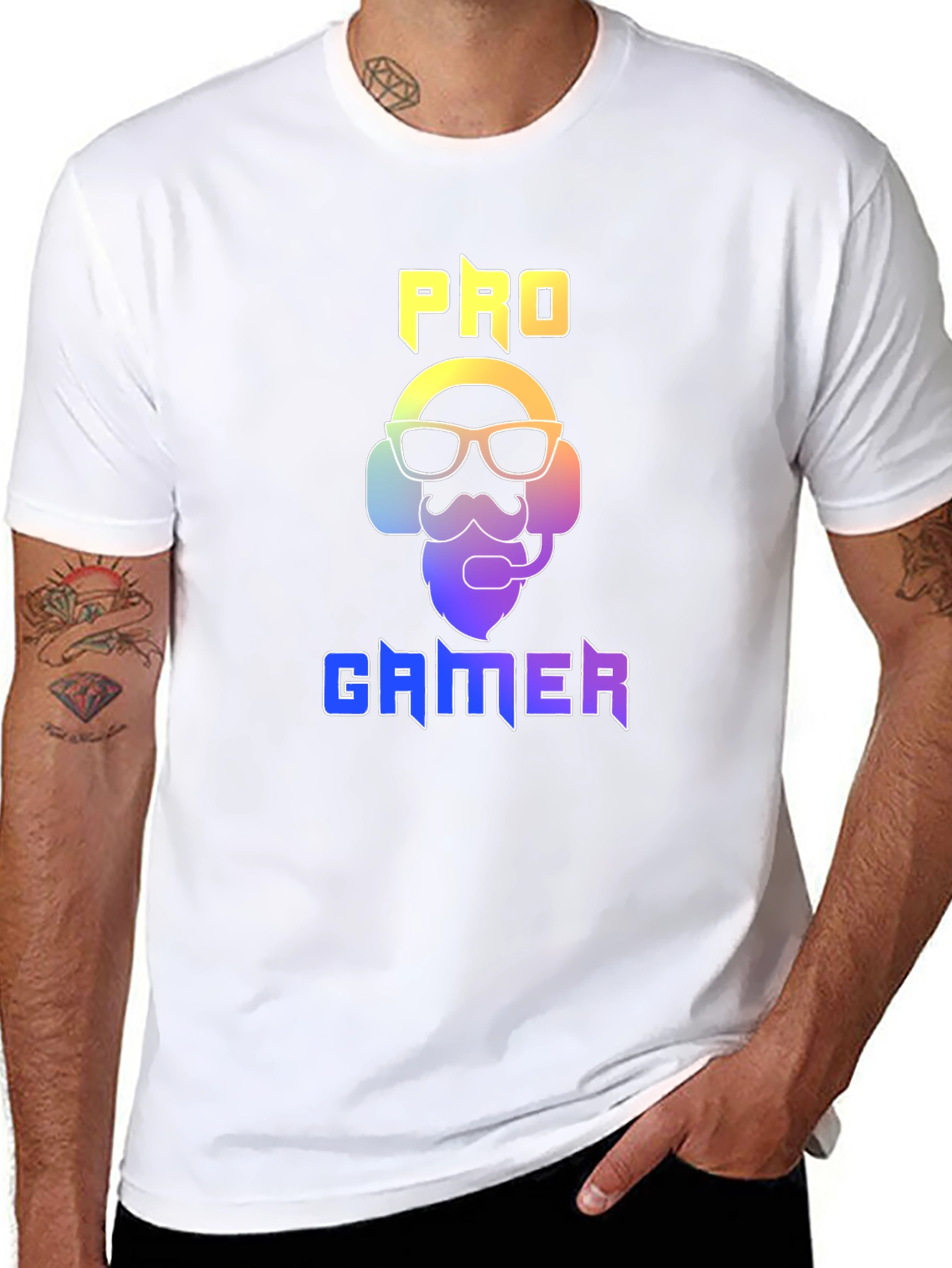 Pro Gamer Graphic Tee - Black Cotton T-Shirt