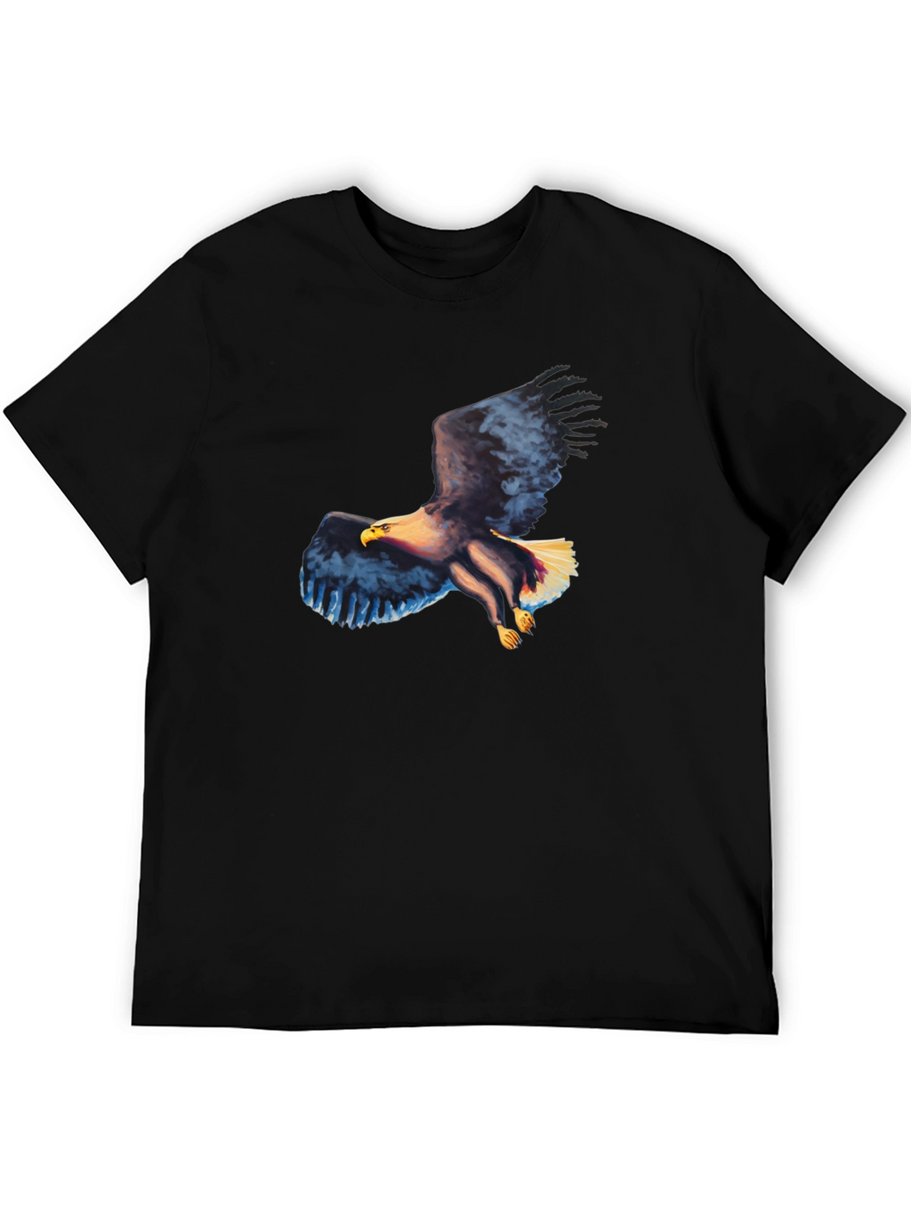 Eagle Graphic Black T-Shirt - Mens Casual Tee