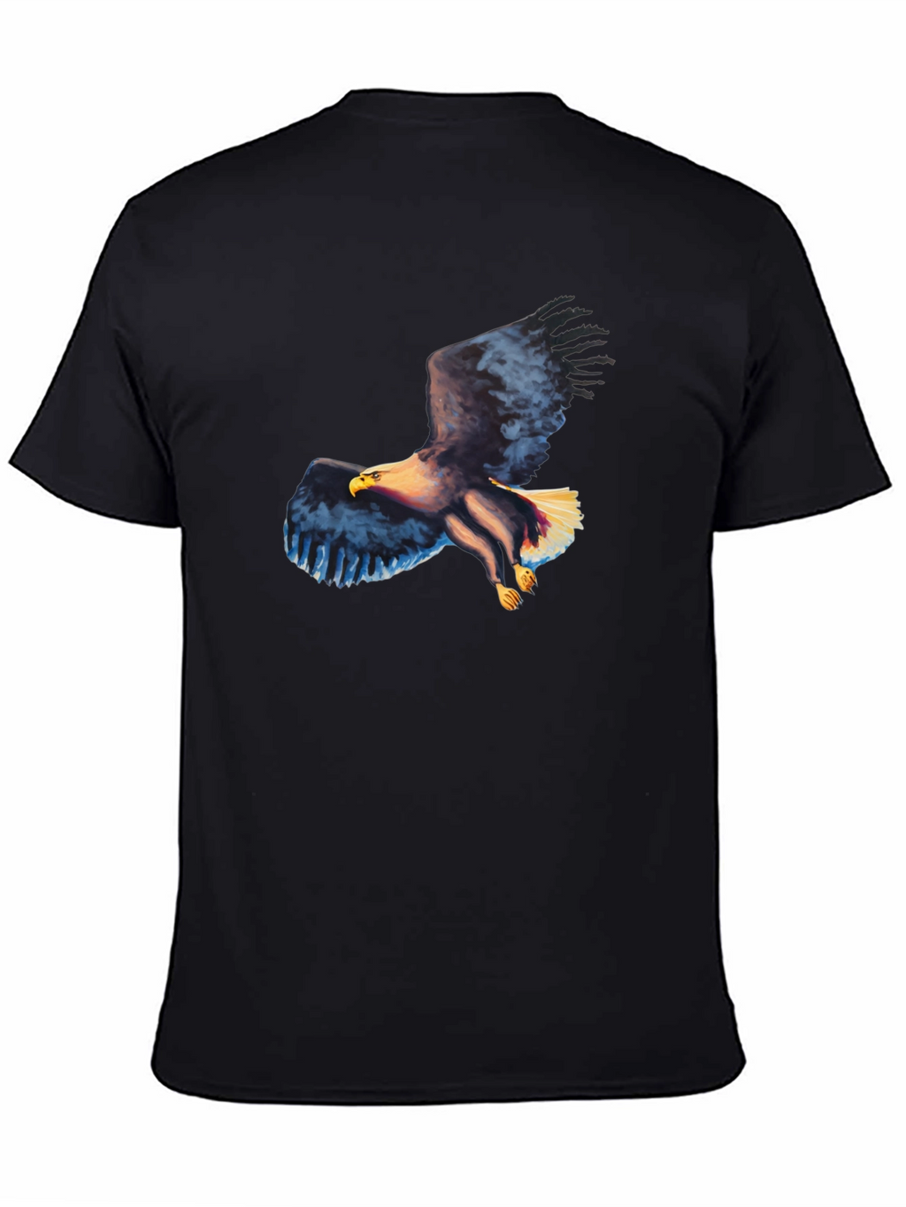 Eagle Graphic Black T-Shirt - Mens Casual Tee