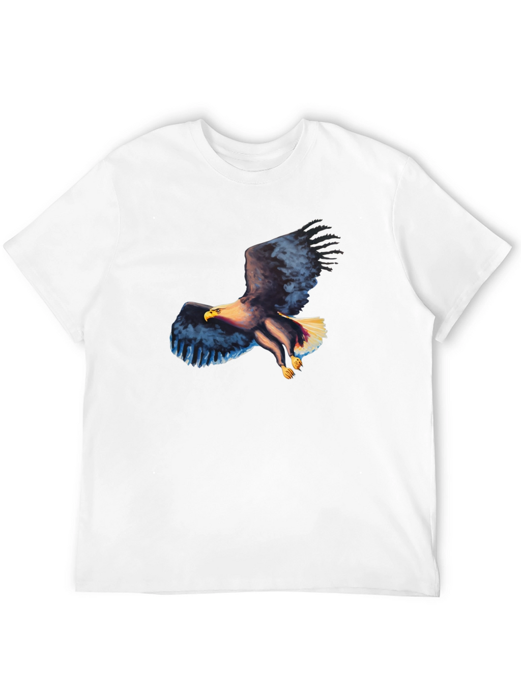 Eagle Graphic Black T-Shirt - Mens Casual Tee