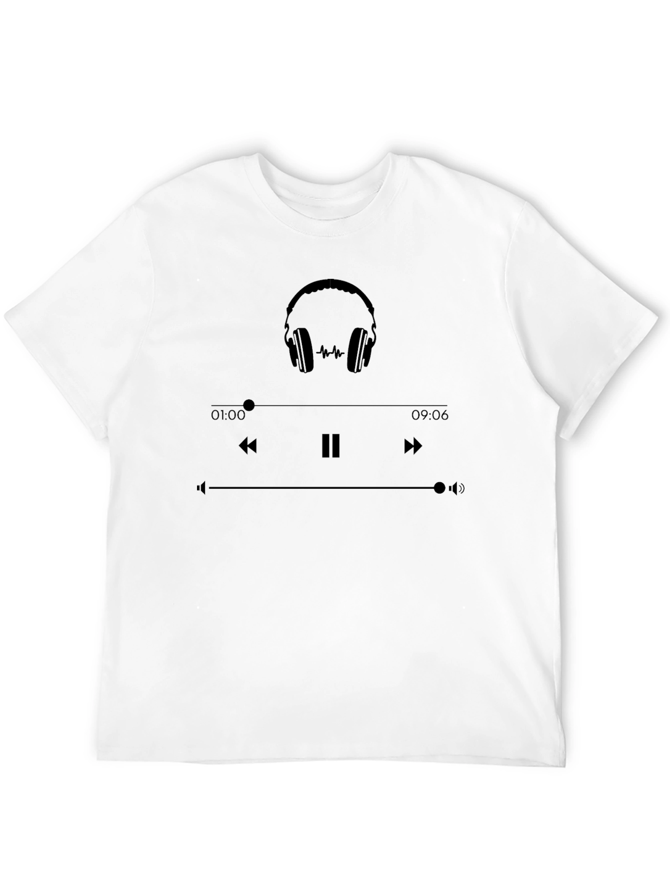 Music Player Graphic T-Shirt