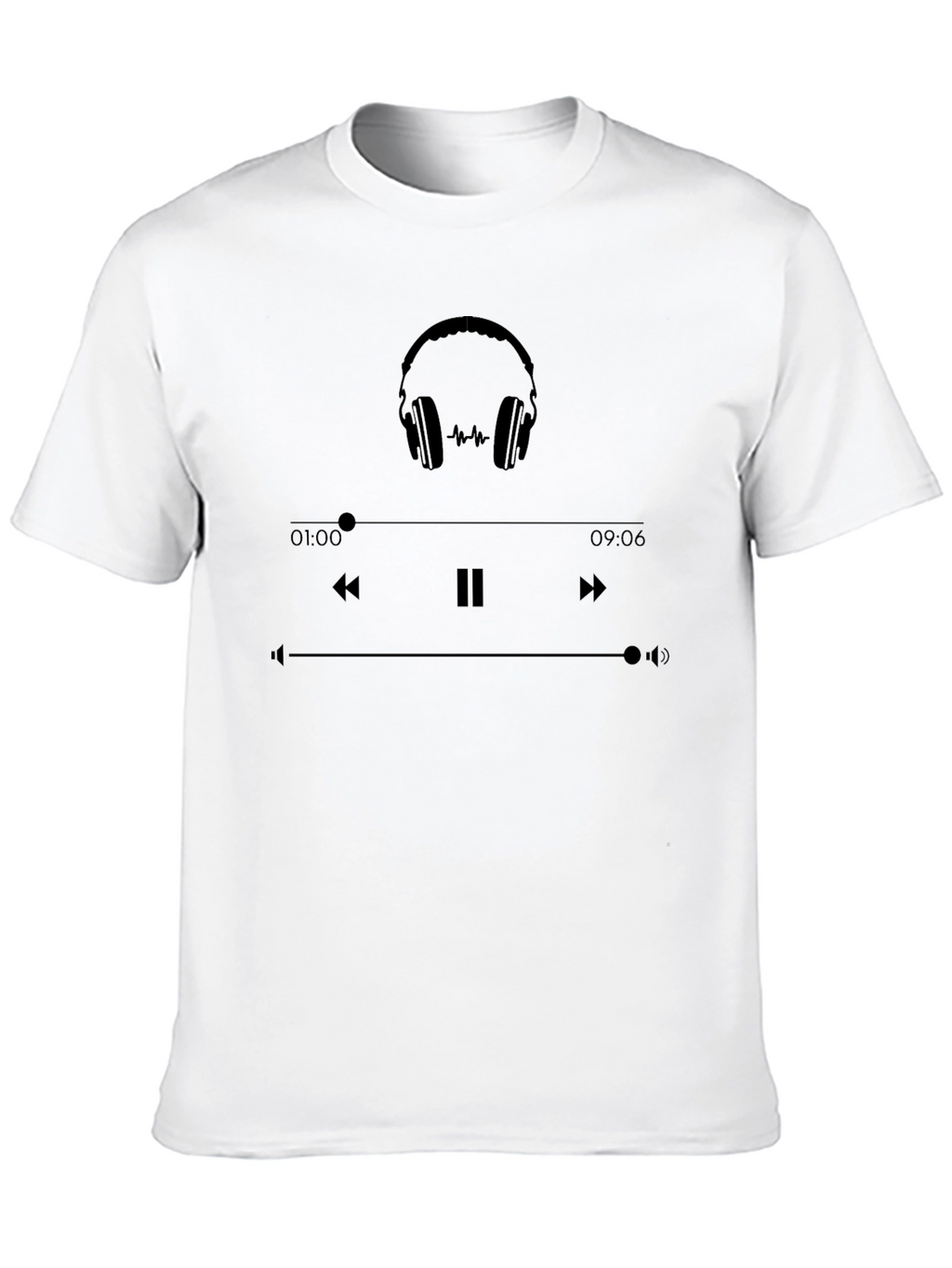 Music Player Graphic T-Shirt