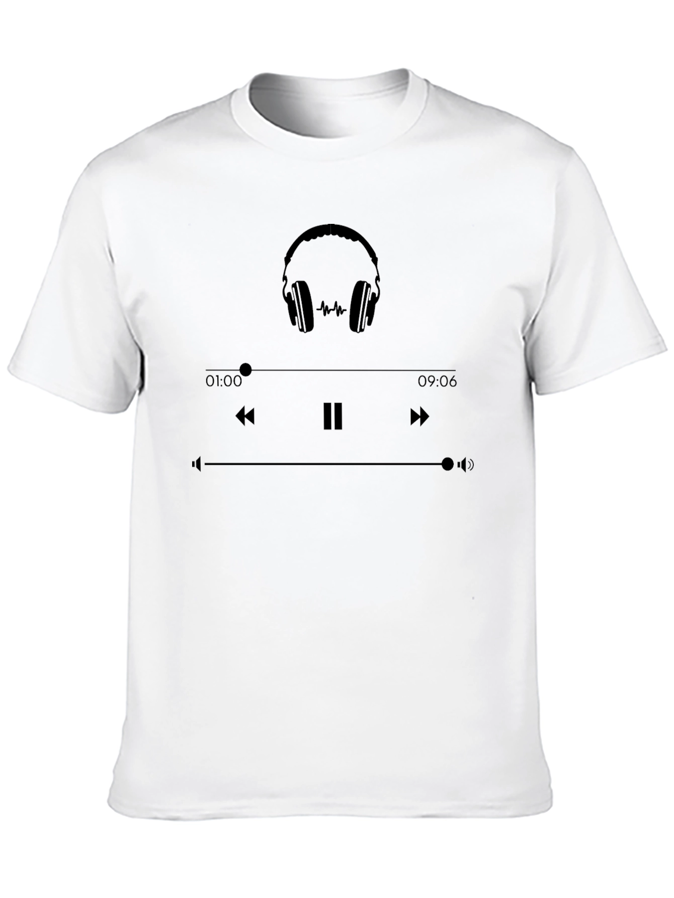 Music Player Graphic T-Shirt