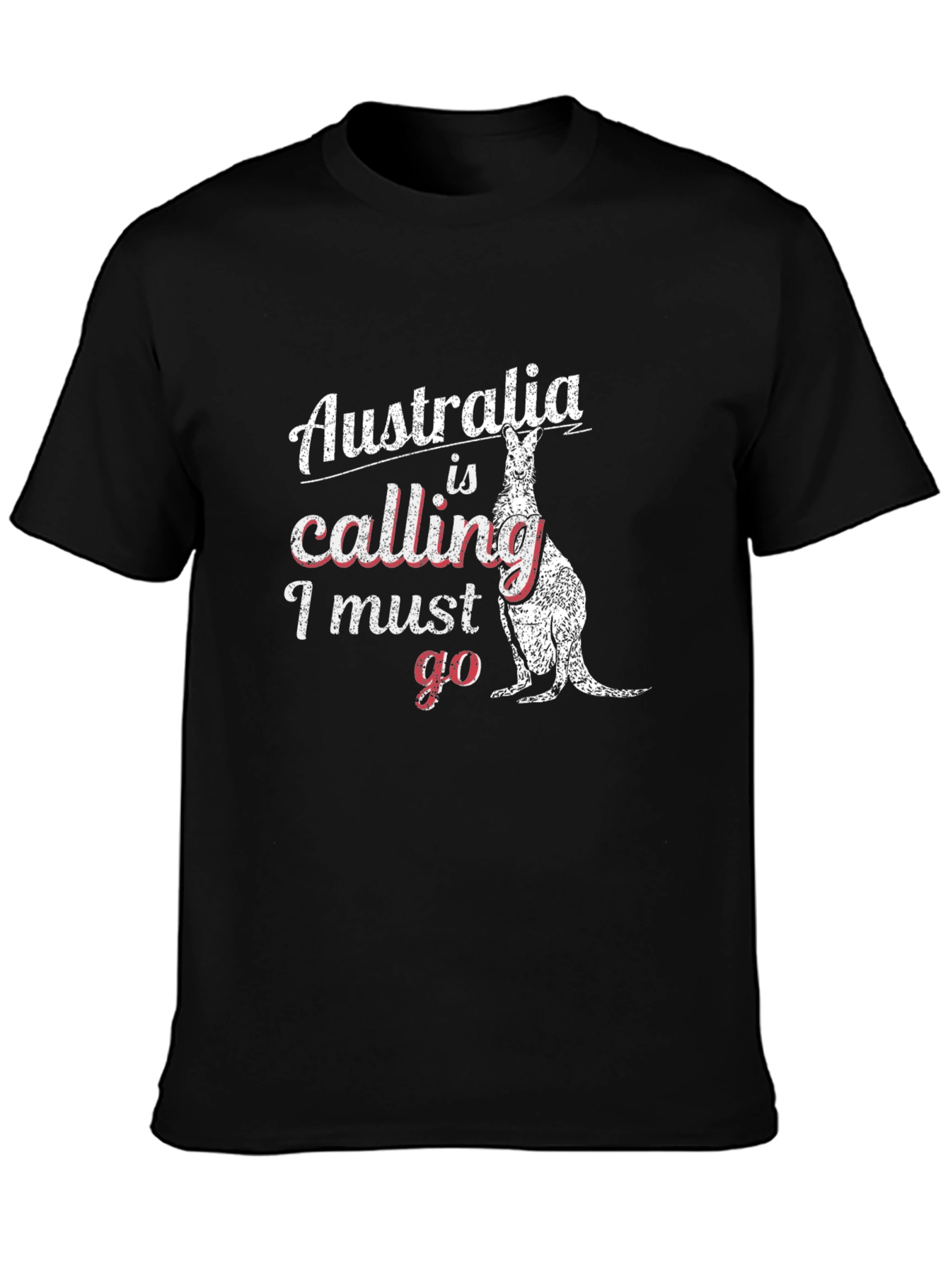 Australia Calling T-Shirt - Kangaroo Graphic Tee