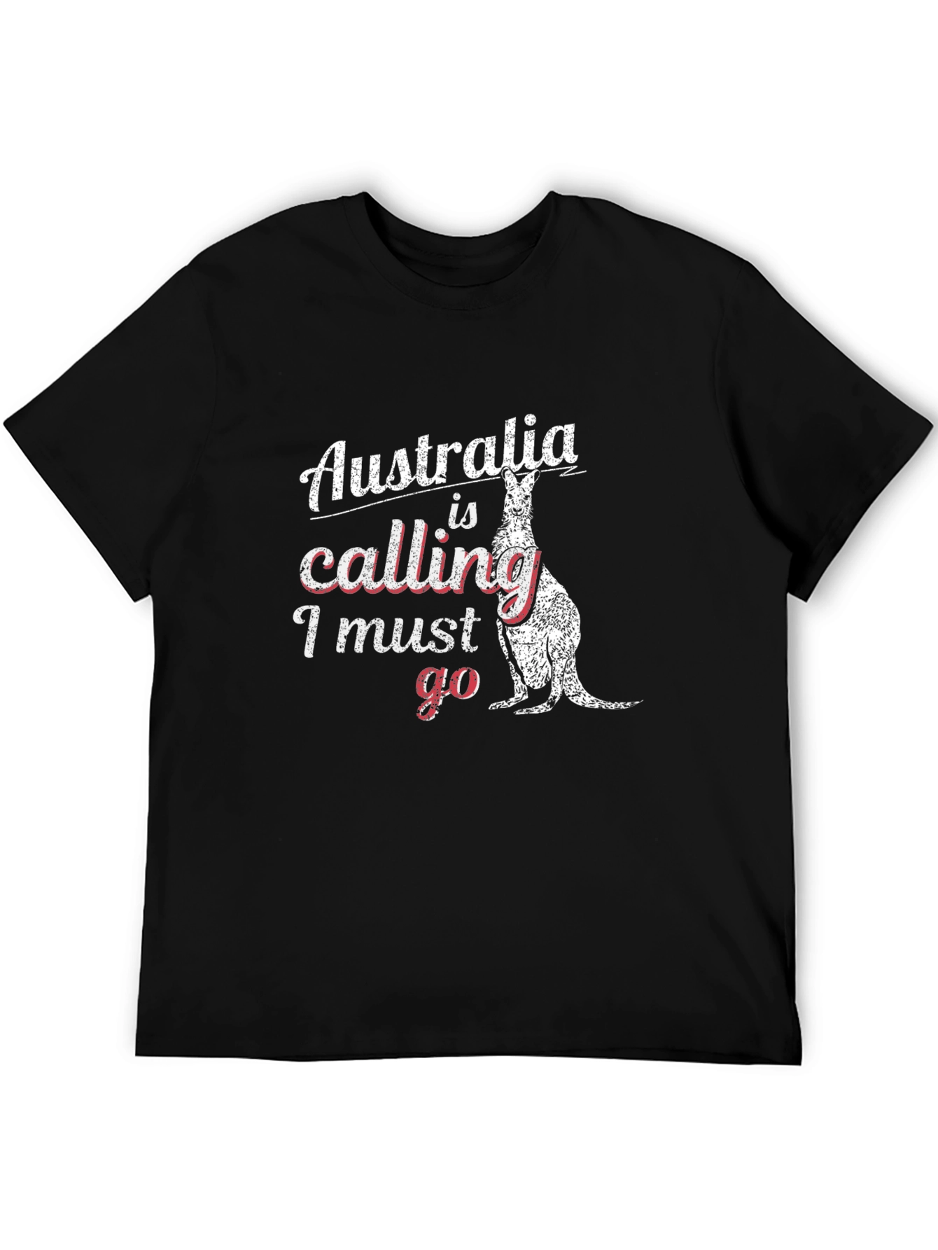 Australia Calling T-Shirt - Kangaroo Graphic Tee