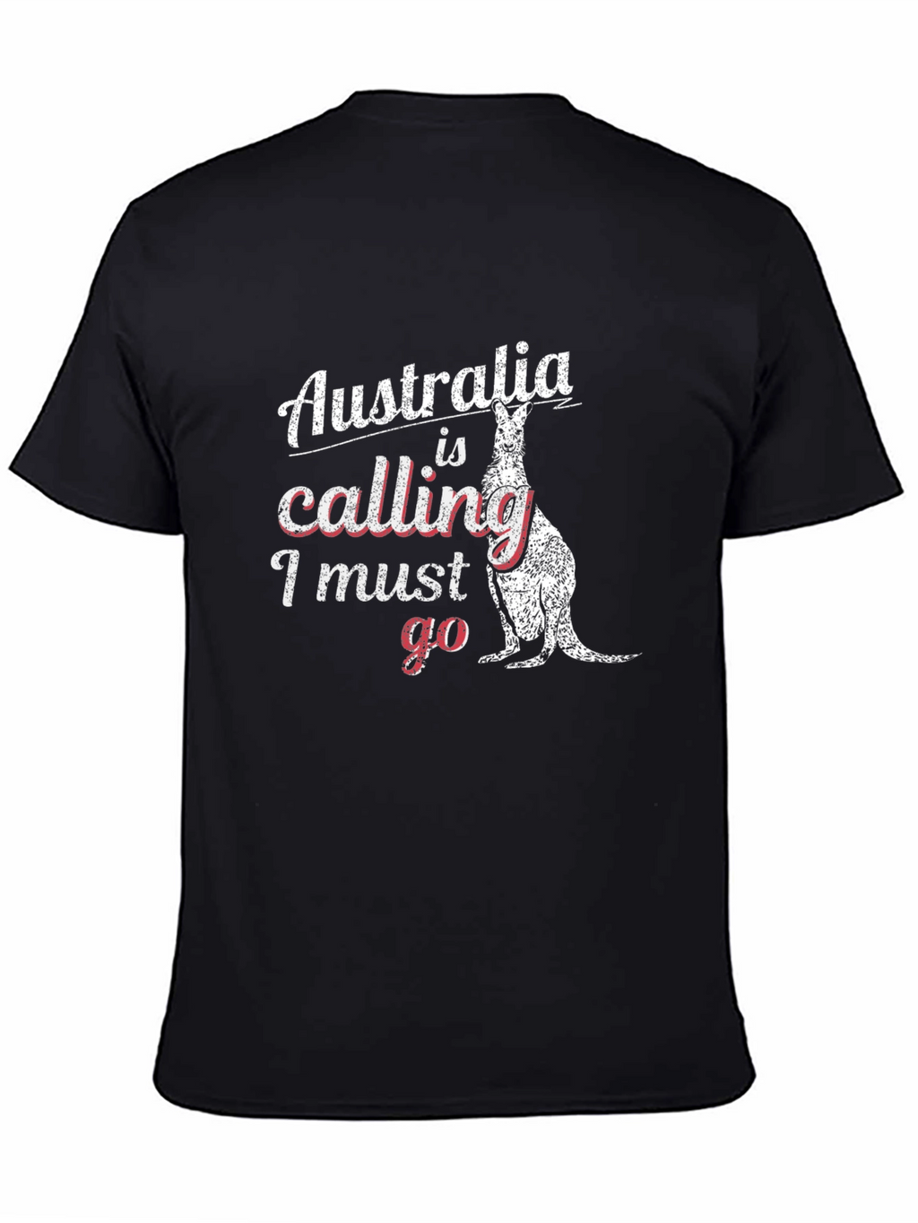 Australia Calling T-Shirt - Kangaroo Graphic Tee