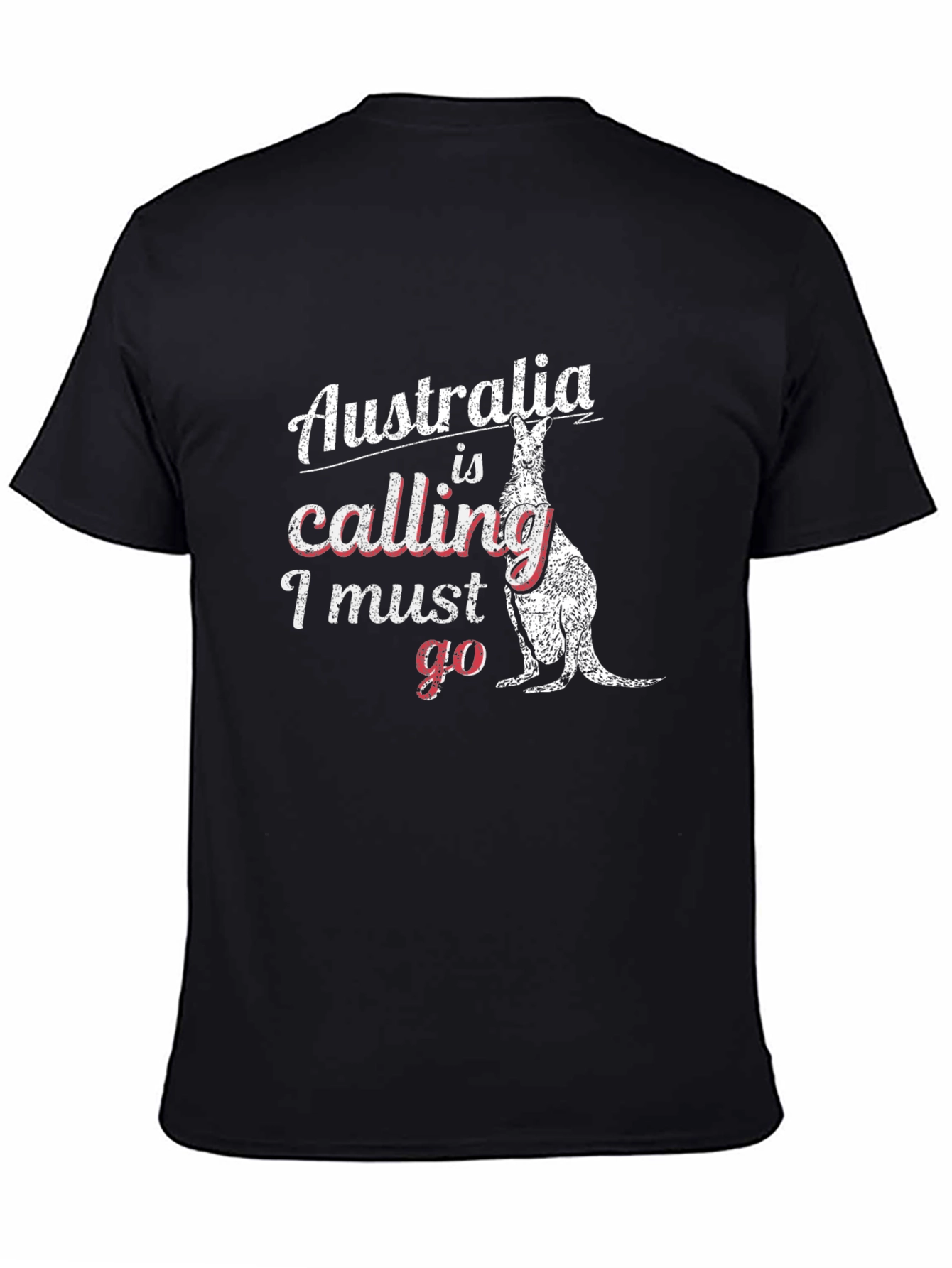 Australia Calling T-Shirt - Kangaroo Graphic Tee