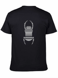Barcode Beetle Graphic Tee - Black