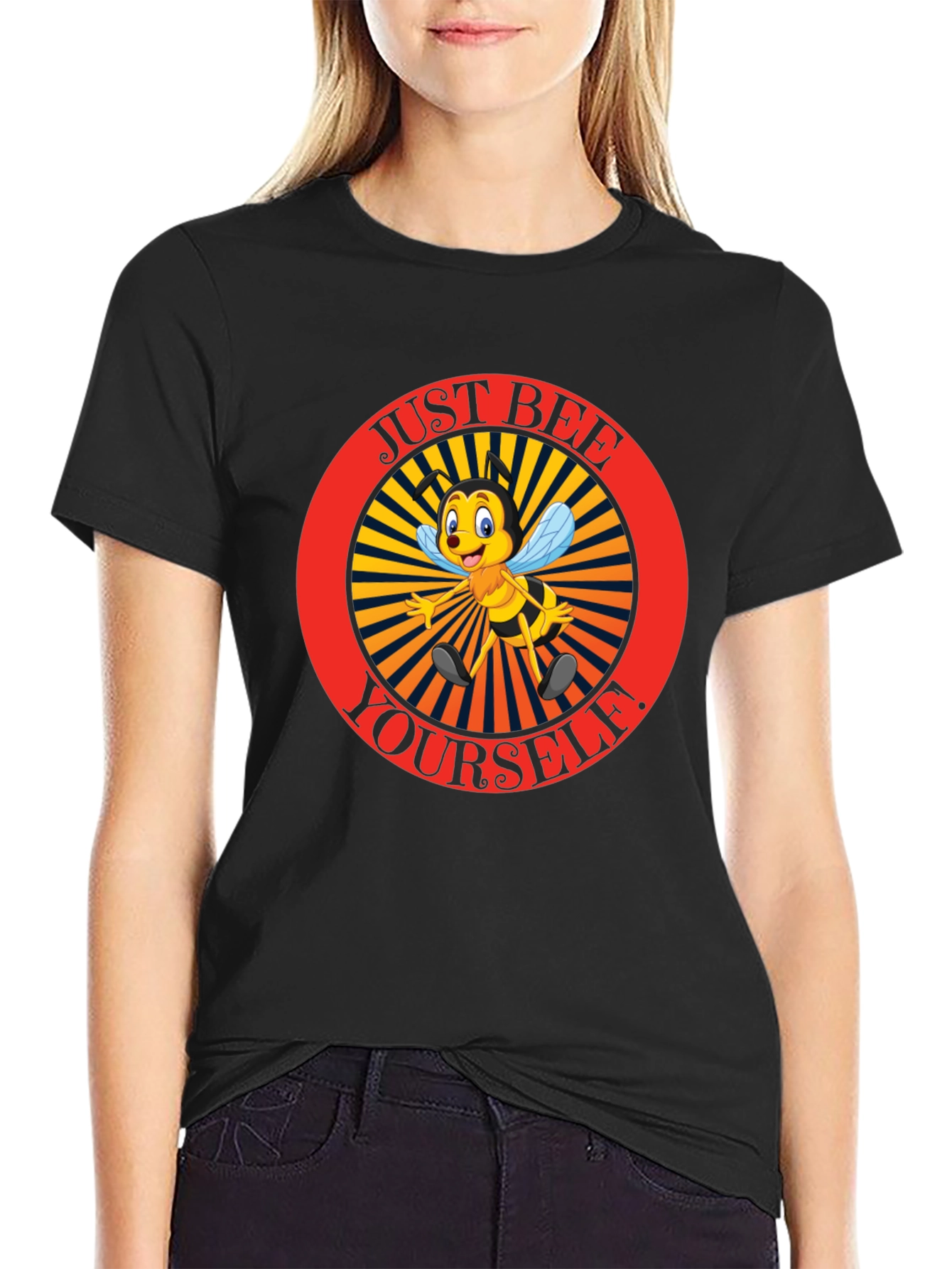 Just Bee Yourself Graphic T-Shirt