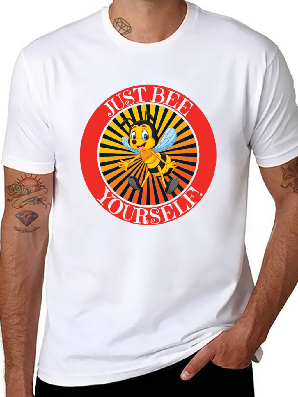 Just Bee Yourself Graphic T-Shirt