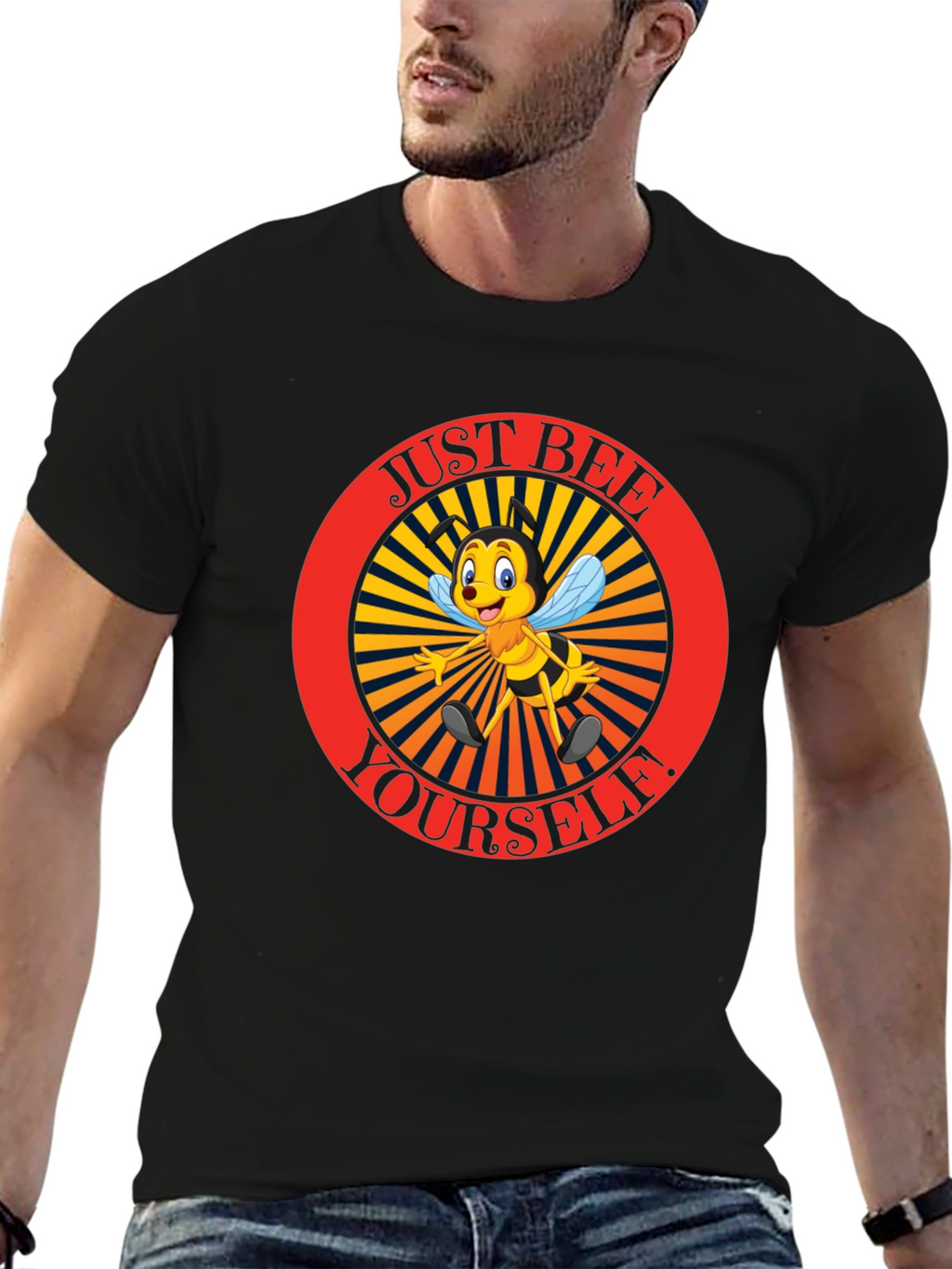 Just Bee Yourself Graphic T-Shirt