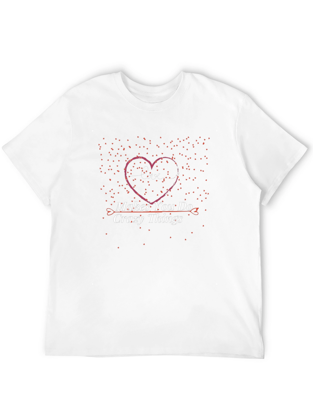 Crazy Things Heart Graphic Tee - Soft Cotton Blend