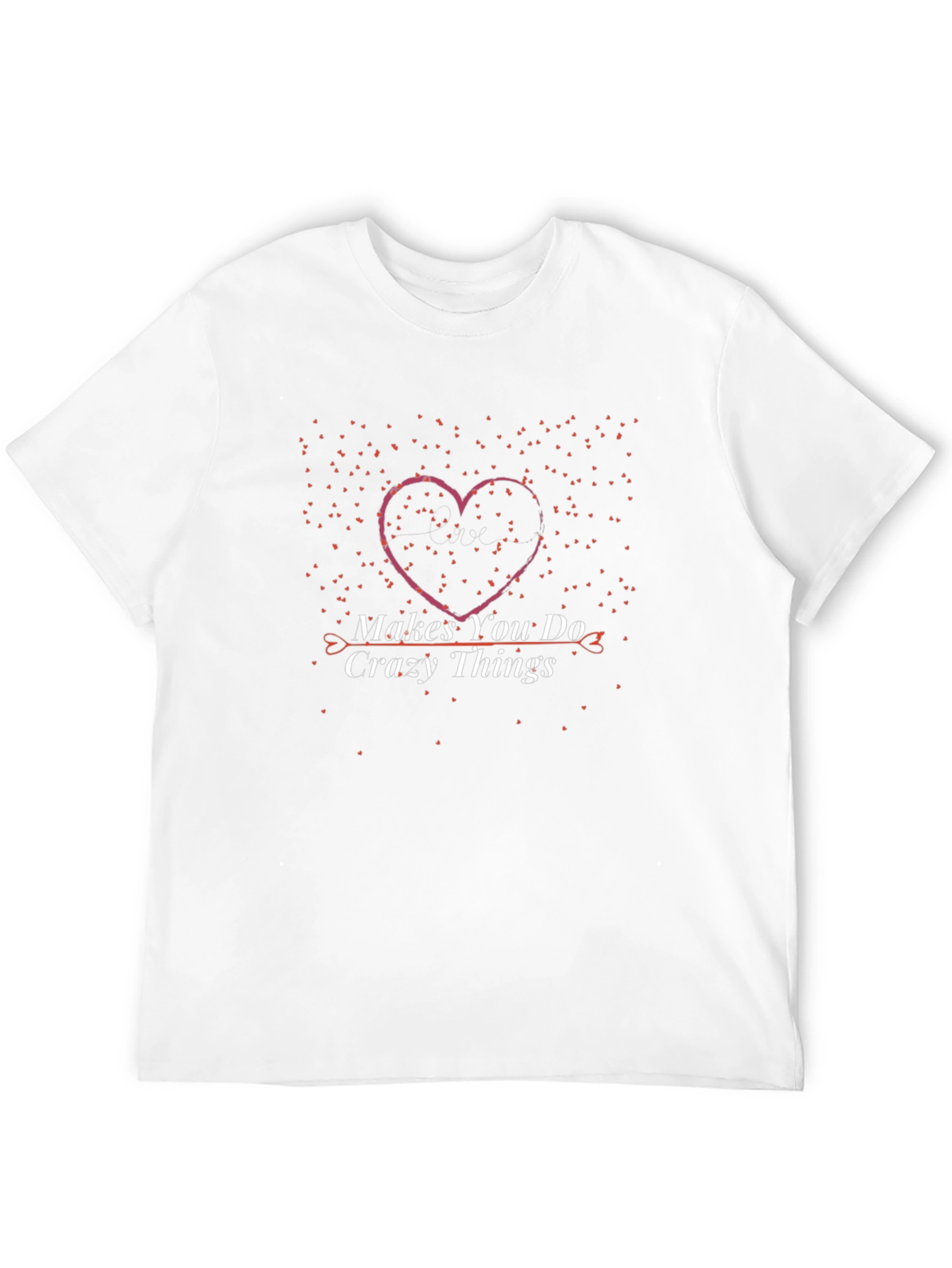 Crazy Things Heart Graphic Tee - Soft Cotton Blend