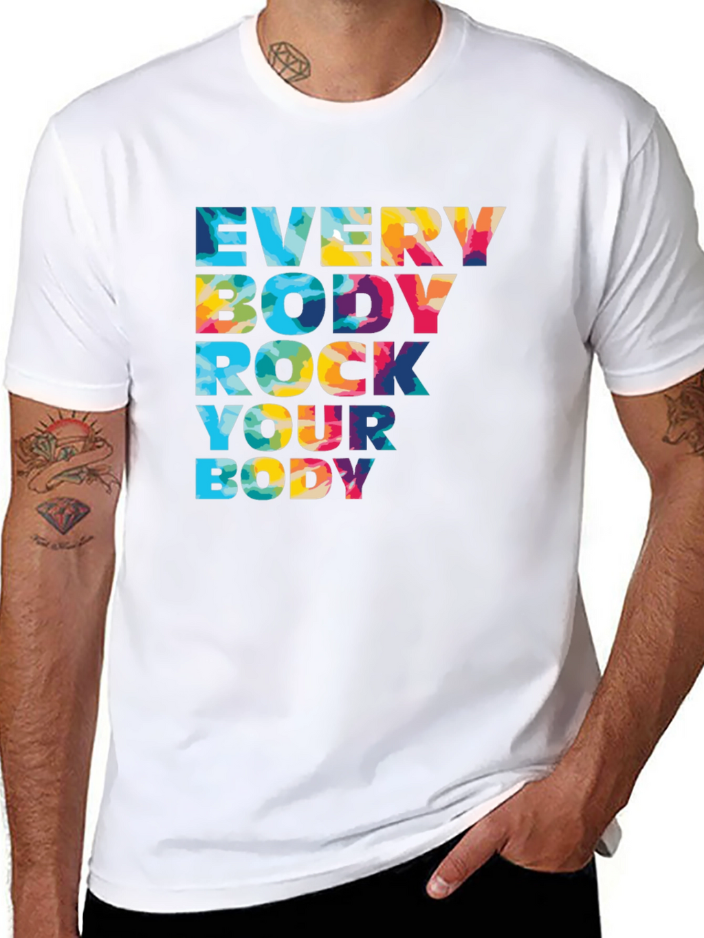 Everybody Rock Your Body Graphic Tee