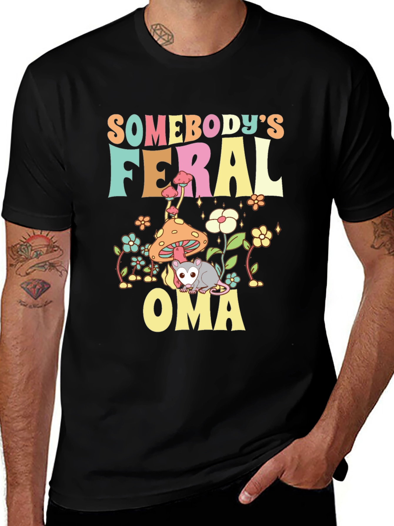 Somebodys Feral Oma T-Shirt