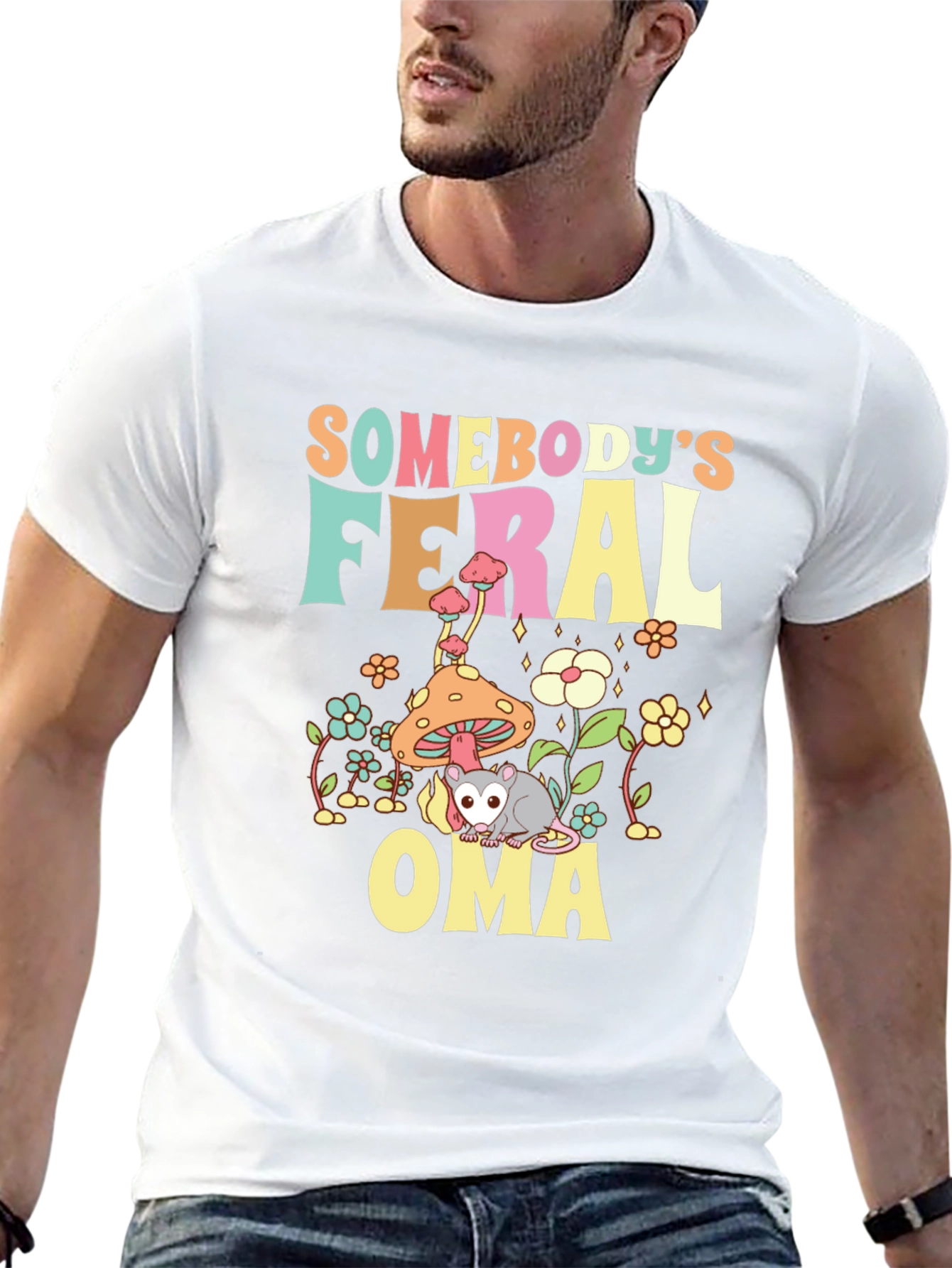 Somebodys Feral Oma T-Shirt