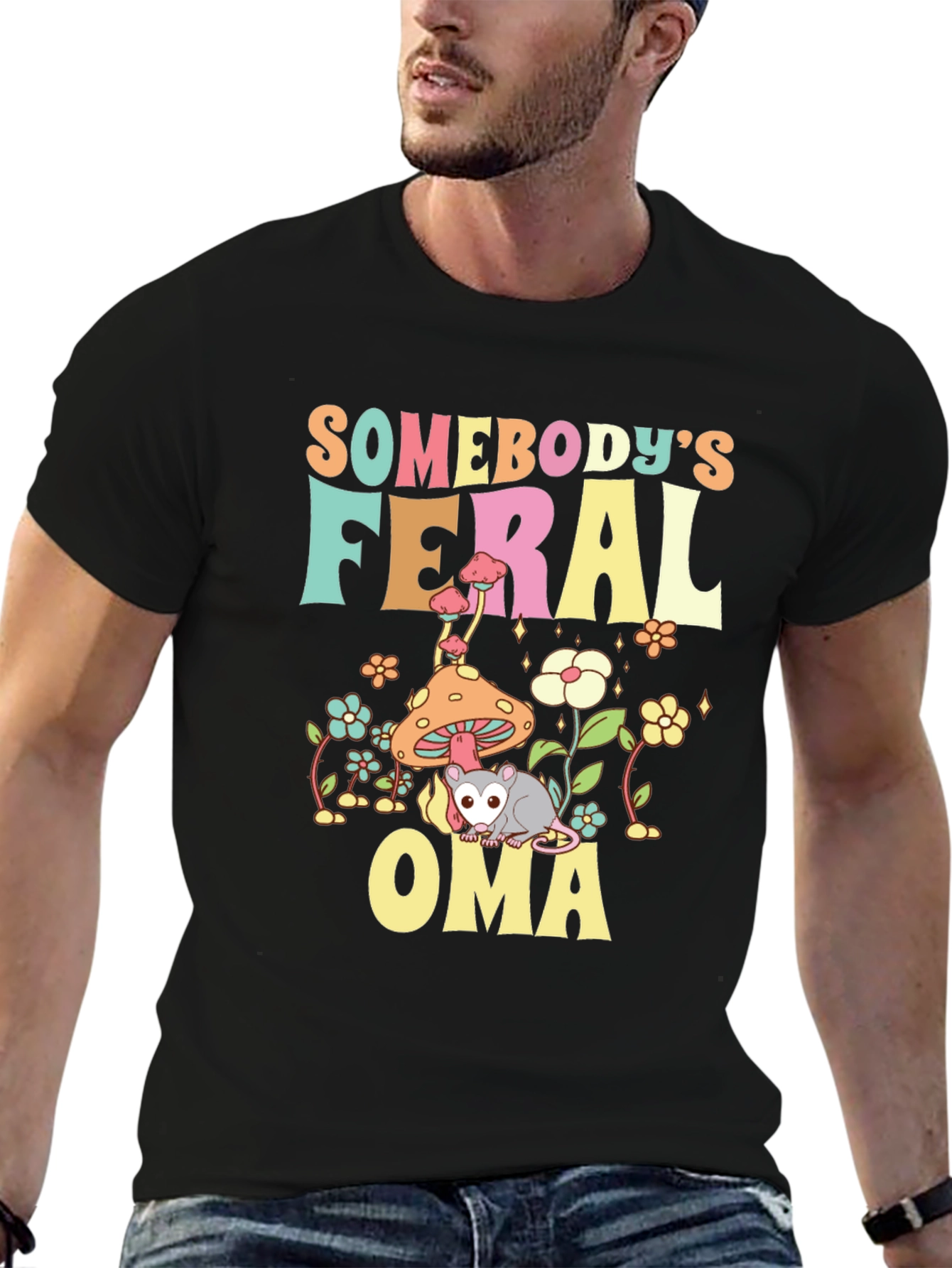 Somebodys Feral Oma T-Shirt