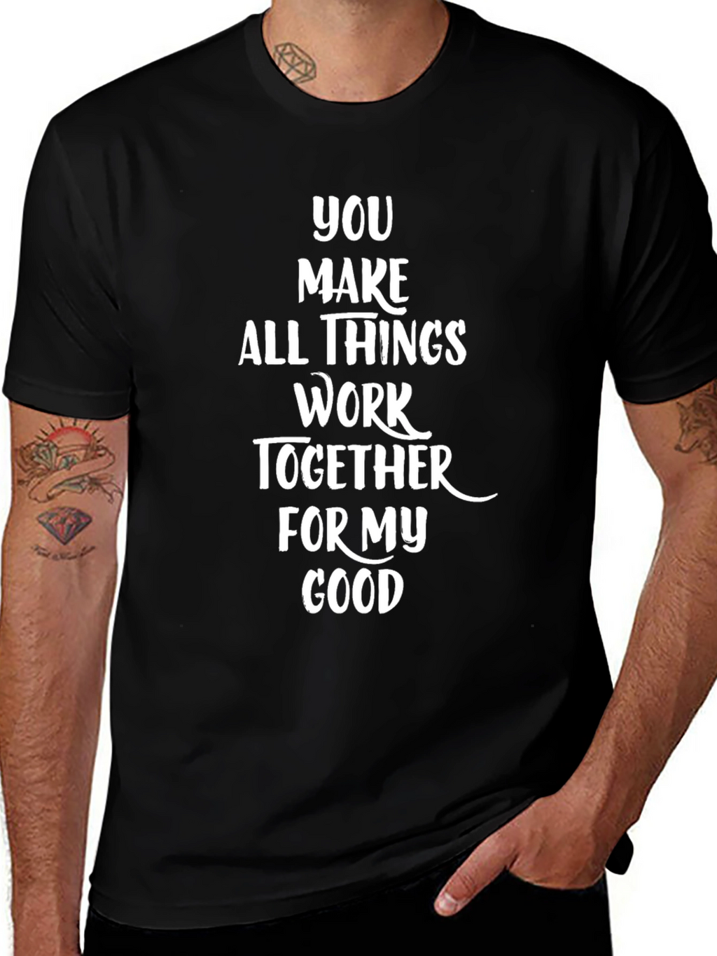Faith-Based Graphic Tee - All Things Work Together