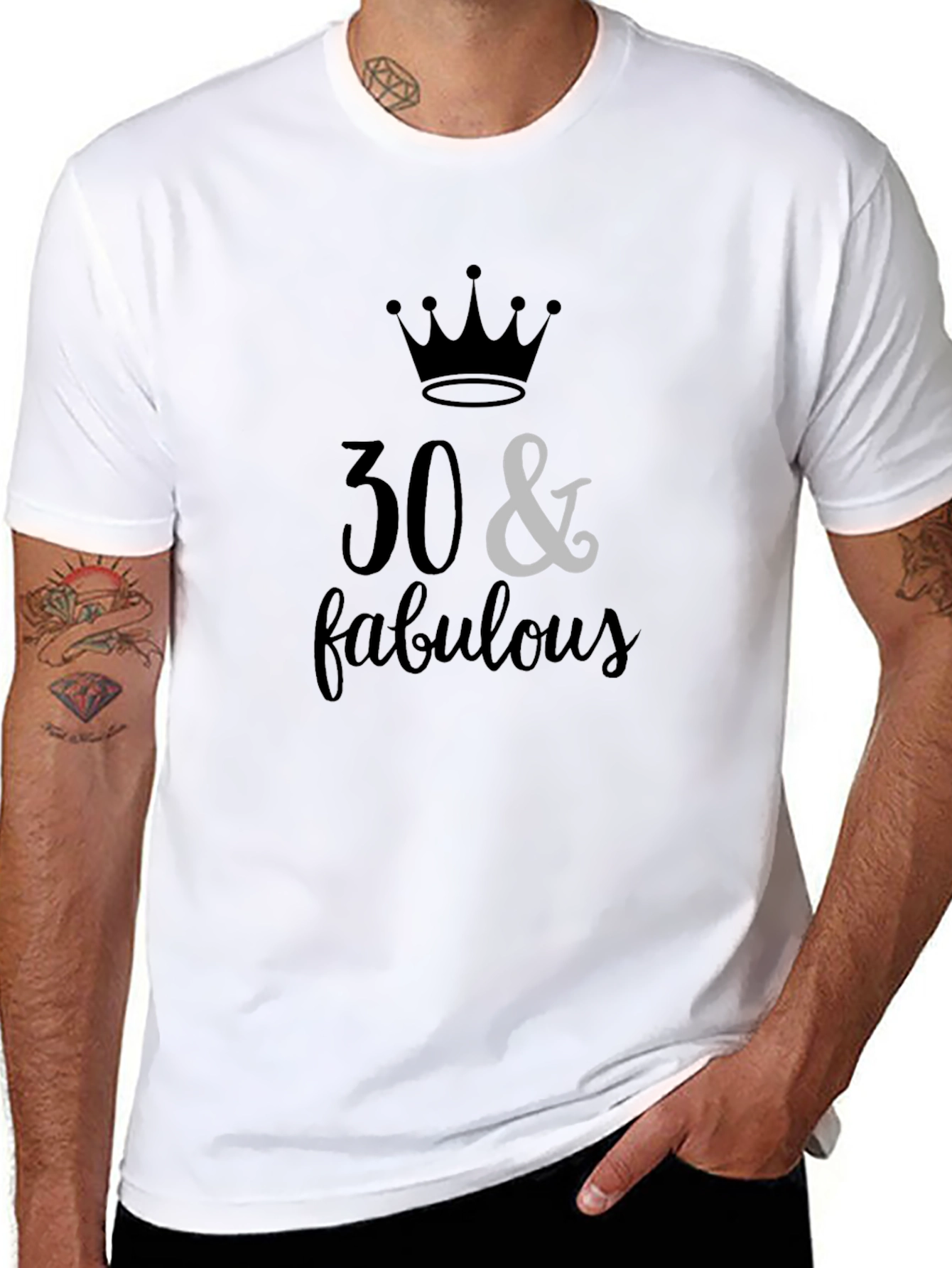 30 & Fabulous T-Shirt - Birthday Celebration Tee