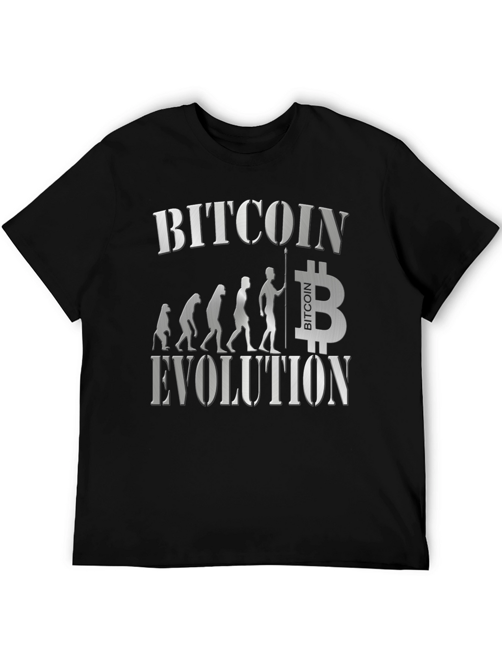 Bitcoin Evolution Black T-Shirt