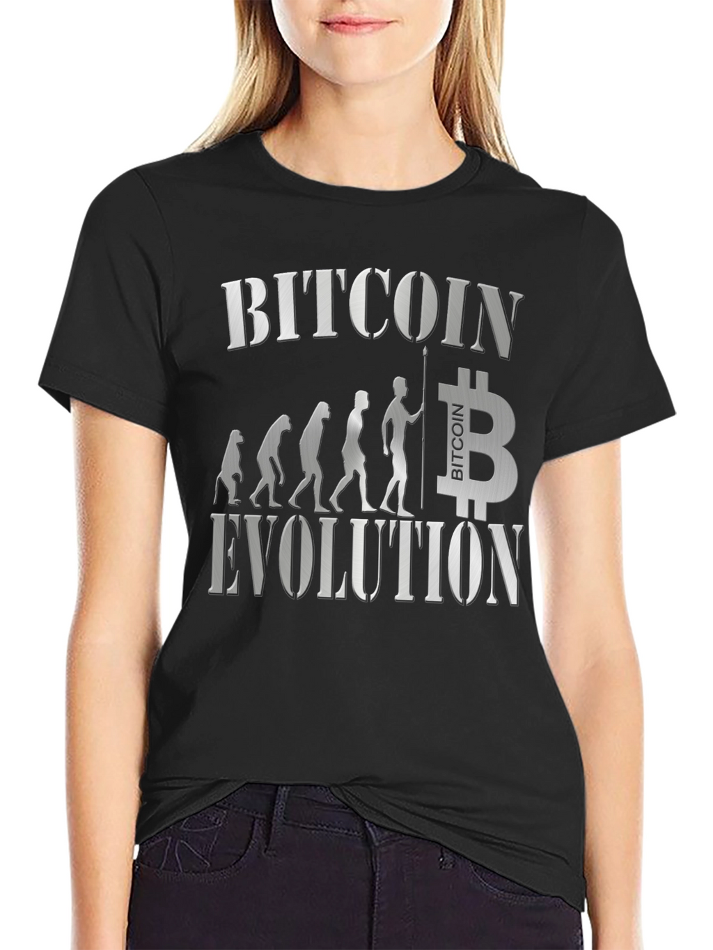 Bitcoin Evolution Black T-Shirt