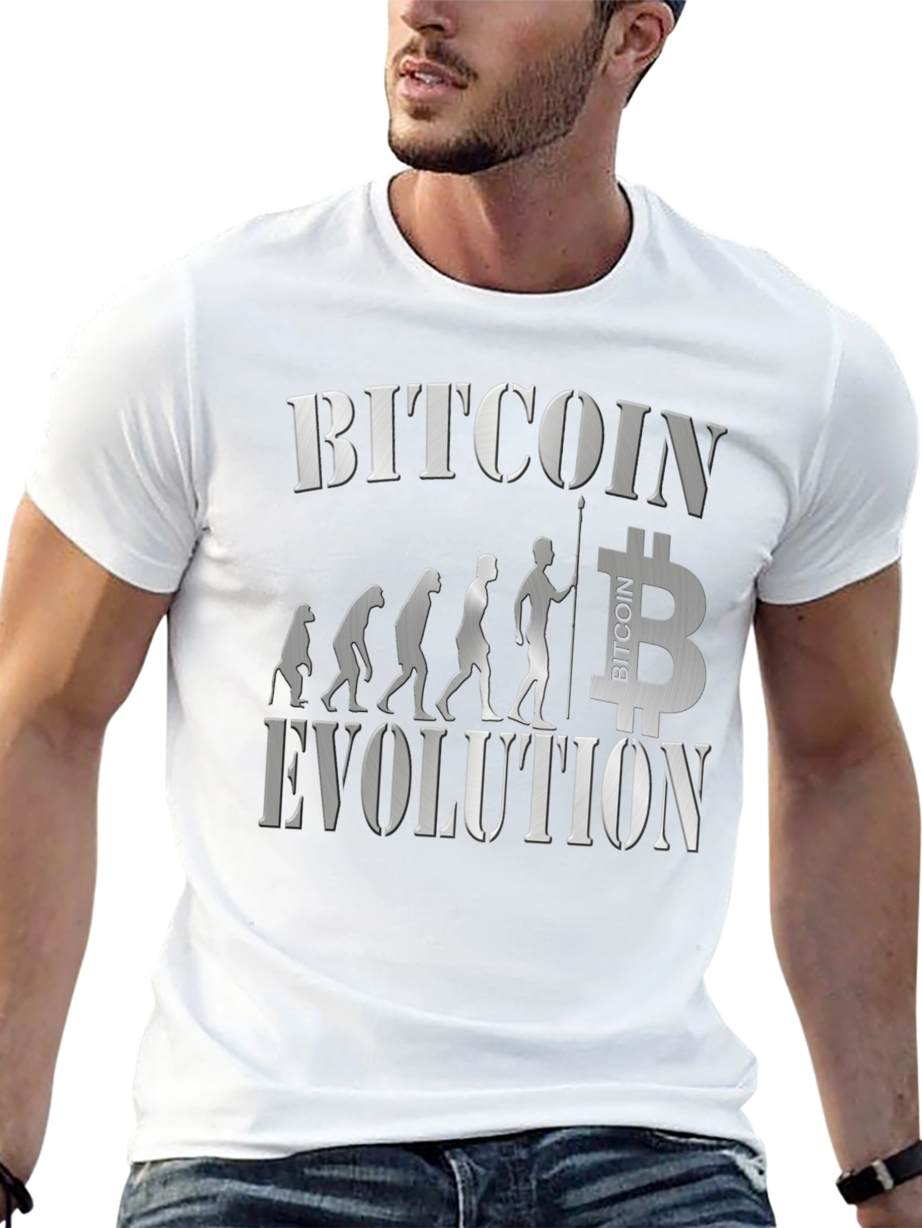 Bitcoin Evolution Black T-Shirt