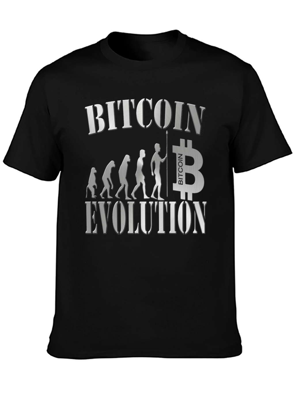 Bitcoin Evolution Black T-Shirt