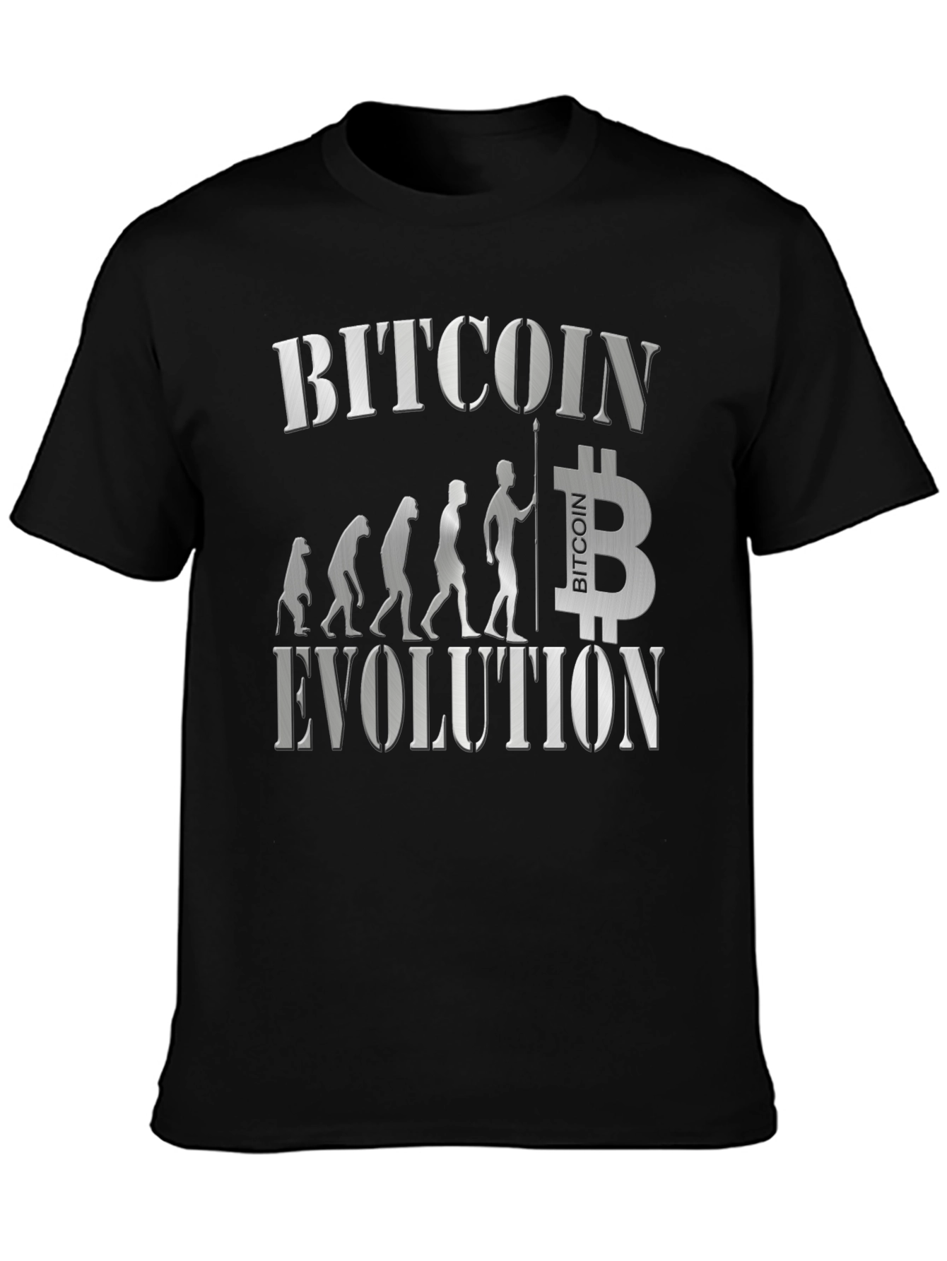 Bitcoin Evolution Black T-Shirt