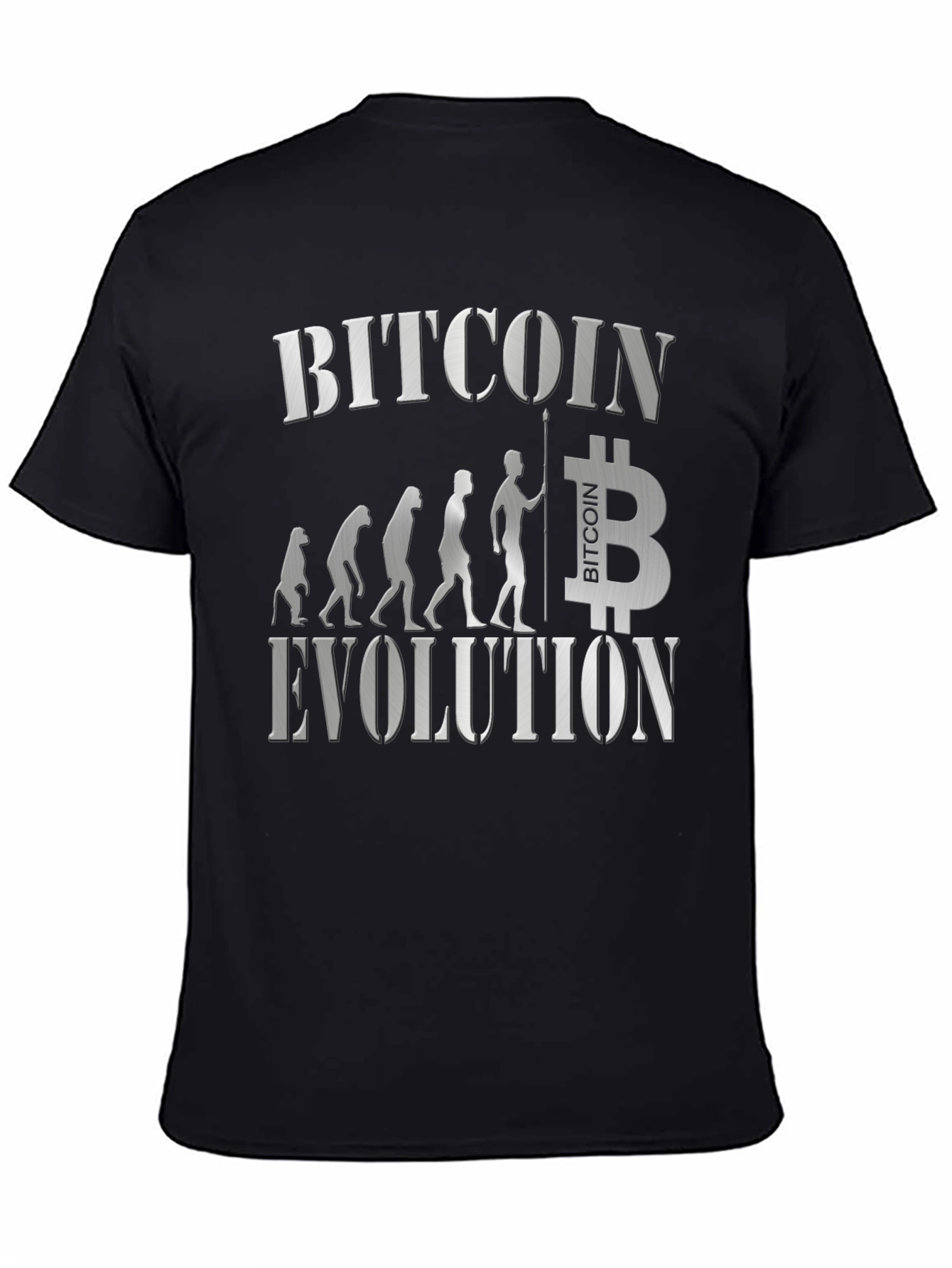 Bitcoin Evolution Black T-Shirt