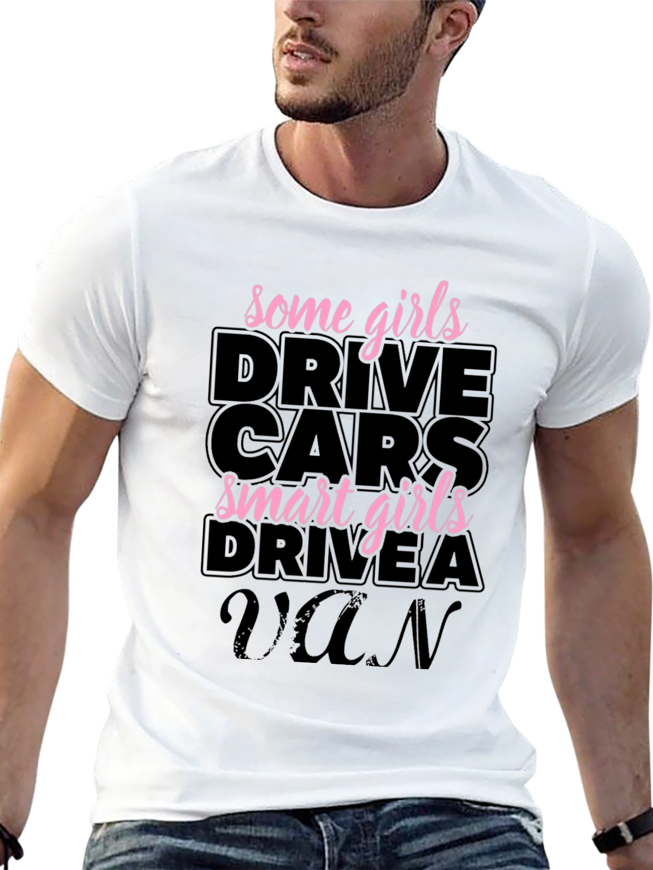 Smart Girls Drive a Van Graphic Tee