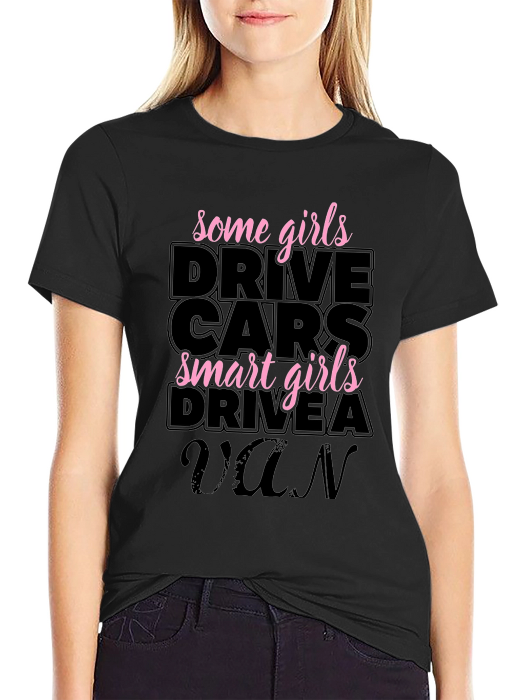 Smart Girls Drive a Van Graphic Tee