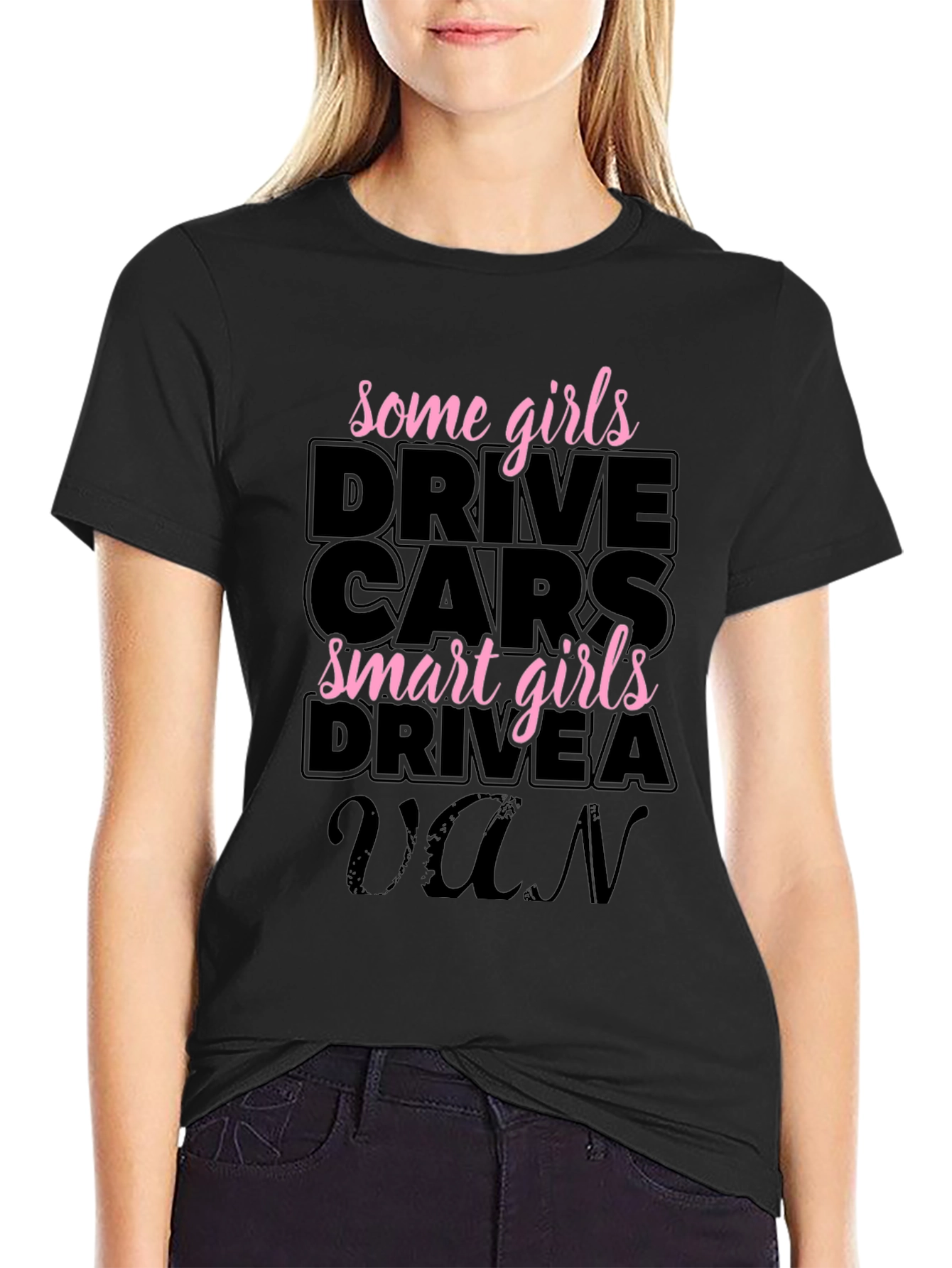 Smart Girls Drive a Van Graphic Tee