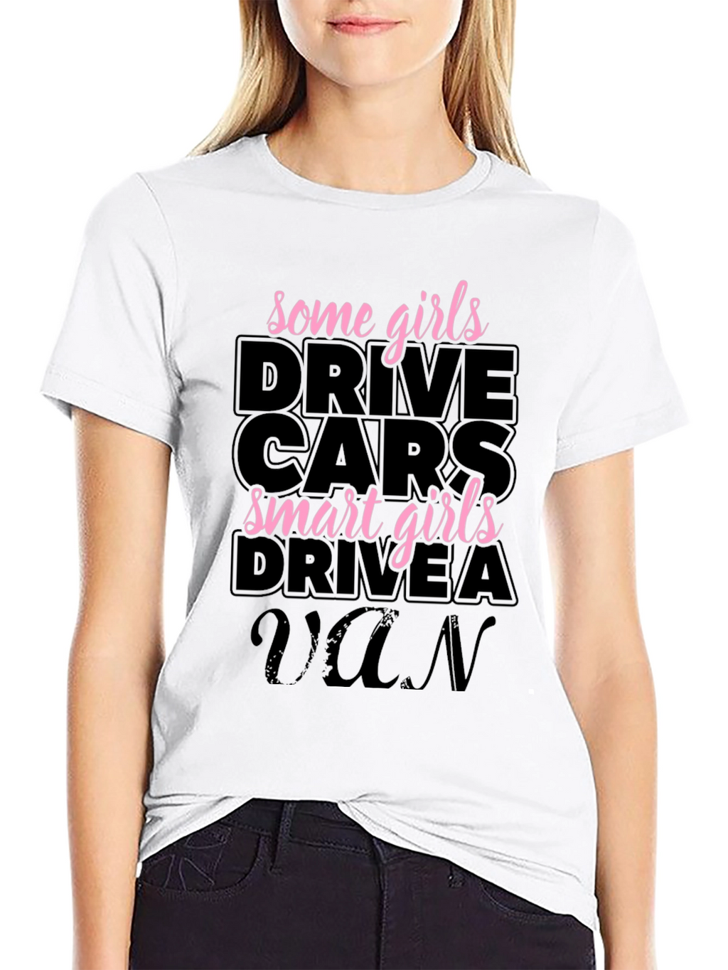 Smart Girls Drive a Van Graphic Tee