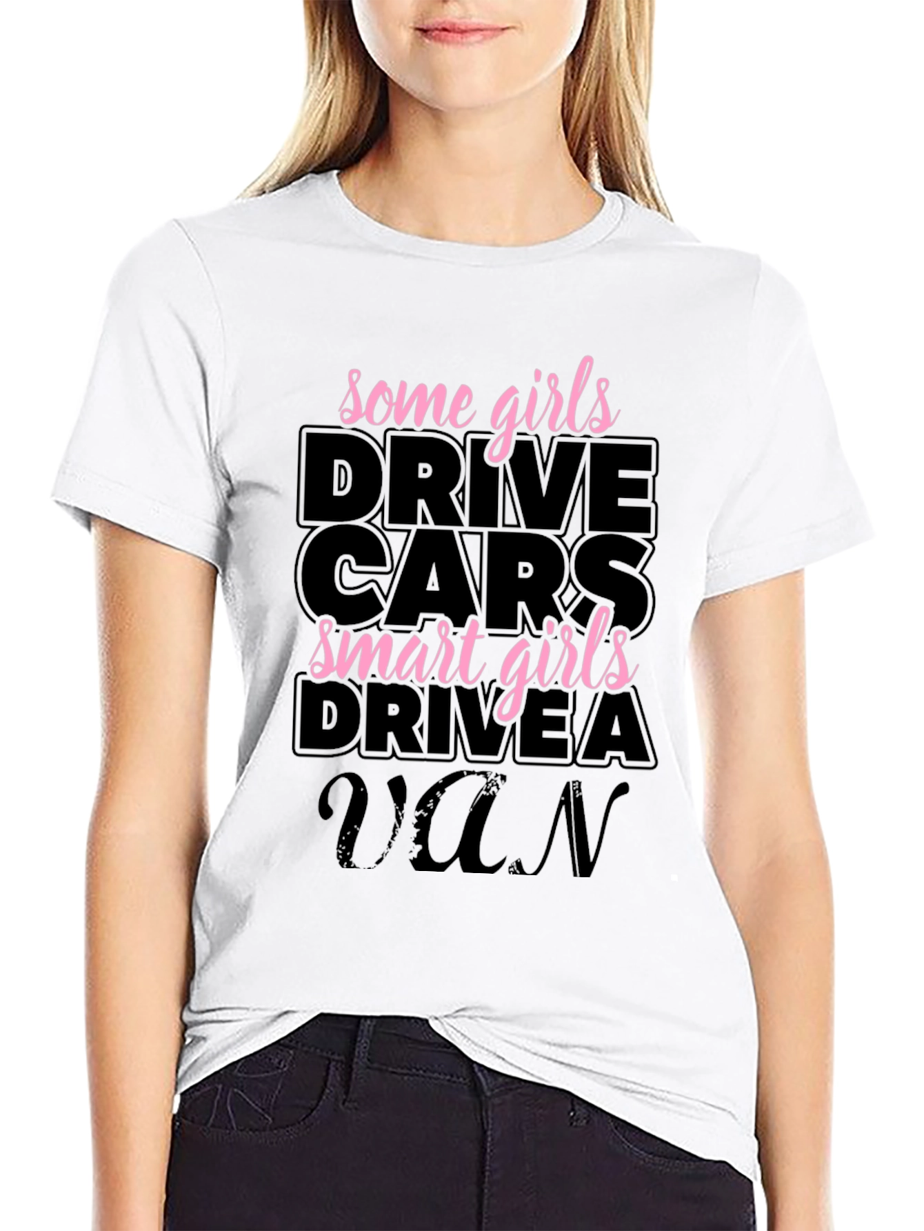 Smart Girls Drive a Van Graphic Tee