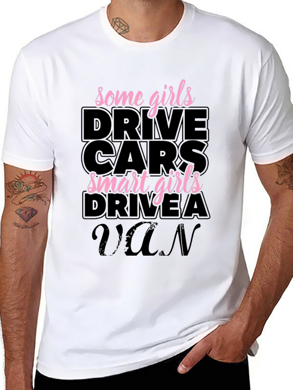 Smart Girls Drive a Van Graphic Tee