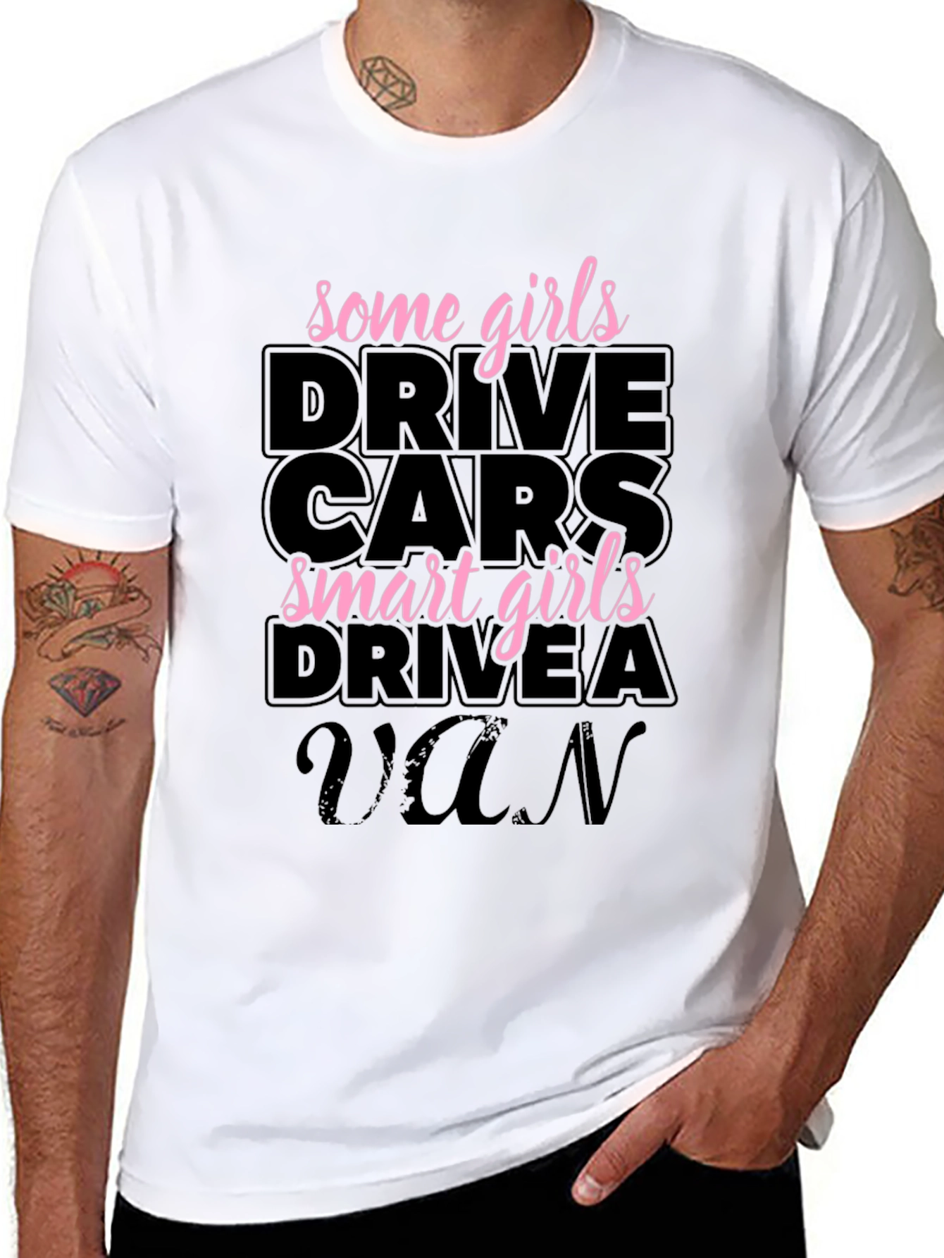 Smart Girls Drive a Van Graphic Tee