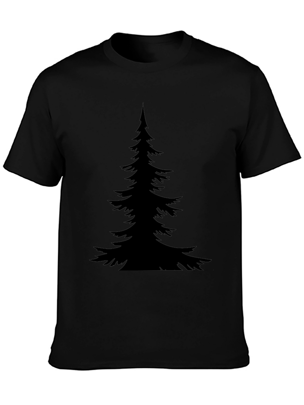 Black Tree Graphic Tee - Mens Casual Shirt